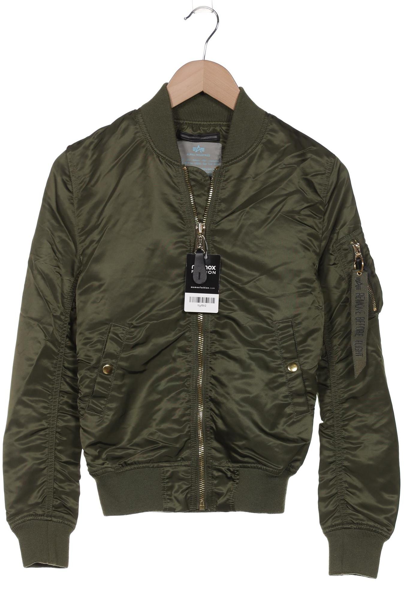 

Alpha industries Damen Jacke, grün, Gr. 36