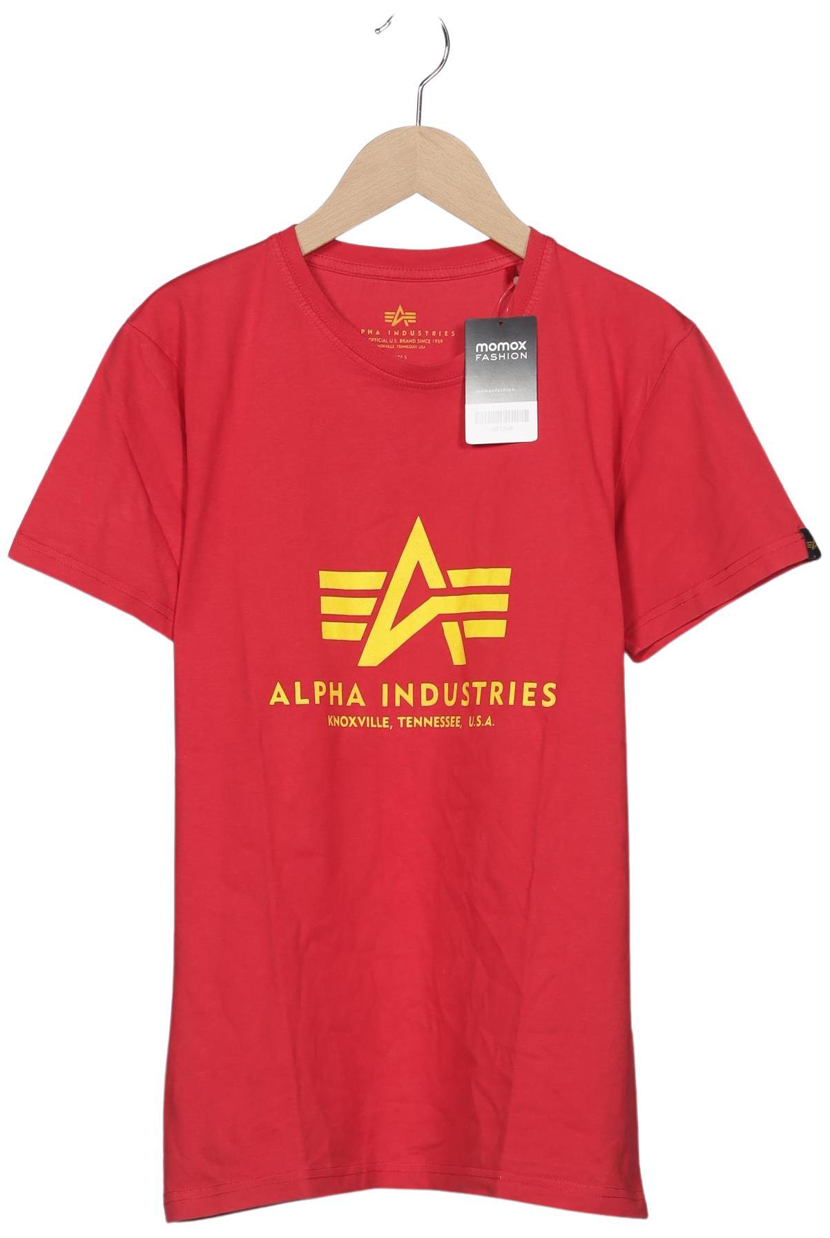

Alpha industries Damen T-Shirt, rot, Gr. 36