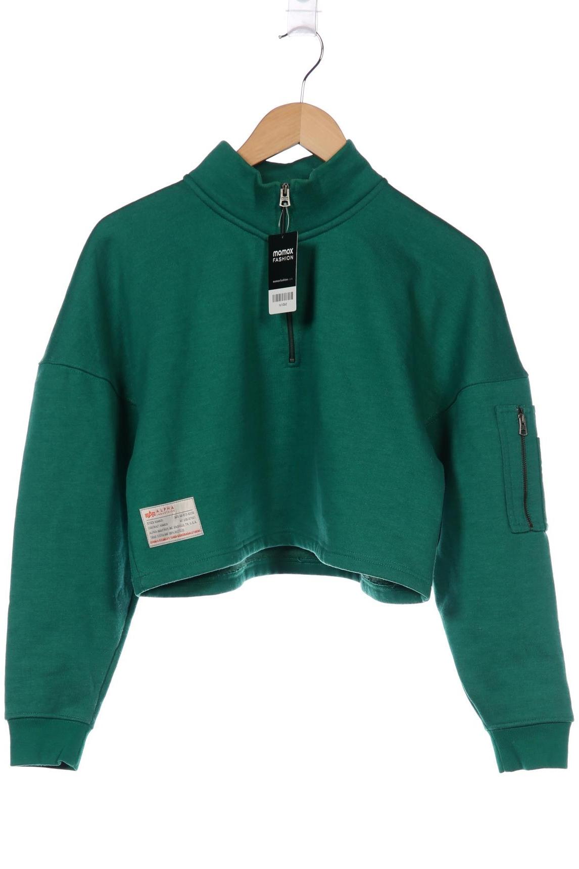 

Alpha industries Damen Sweatshirt, grün, Gr. 36
