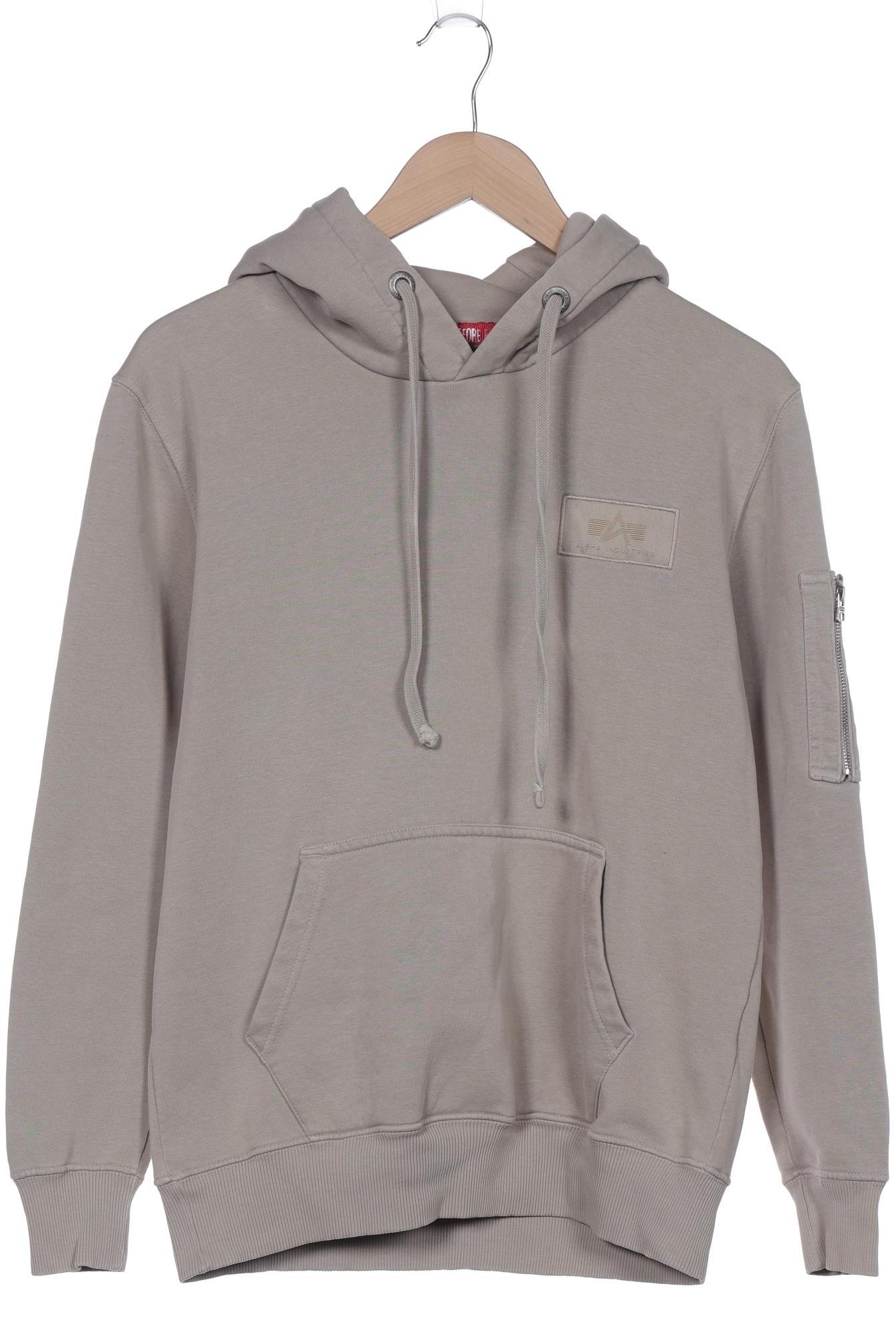 

Alpha industries Damen Kapuzenpullover, beige, Gr. 36