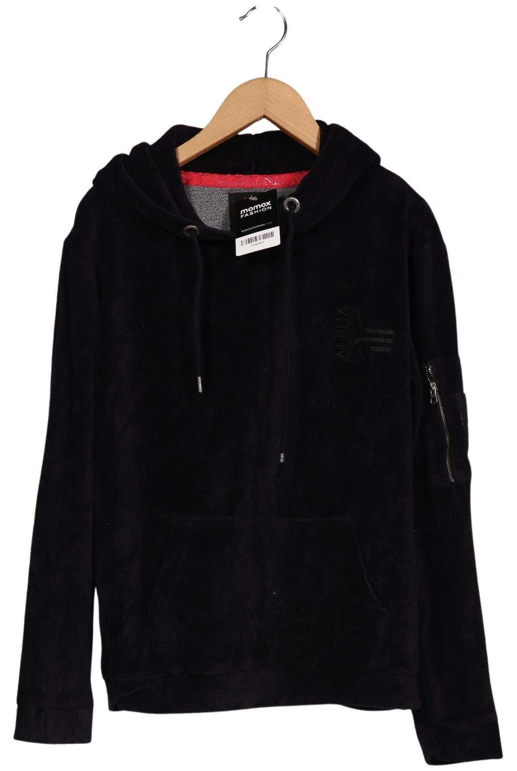 

Alpha industries Damen Kapuzenpullover, schwarz, Gr. 38