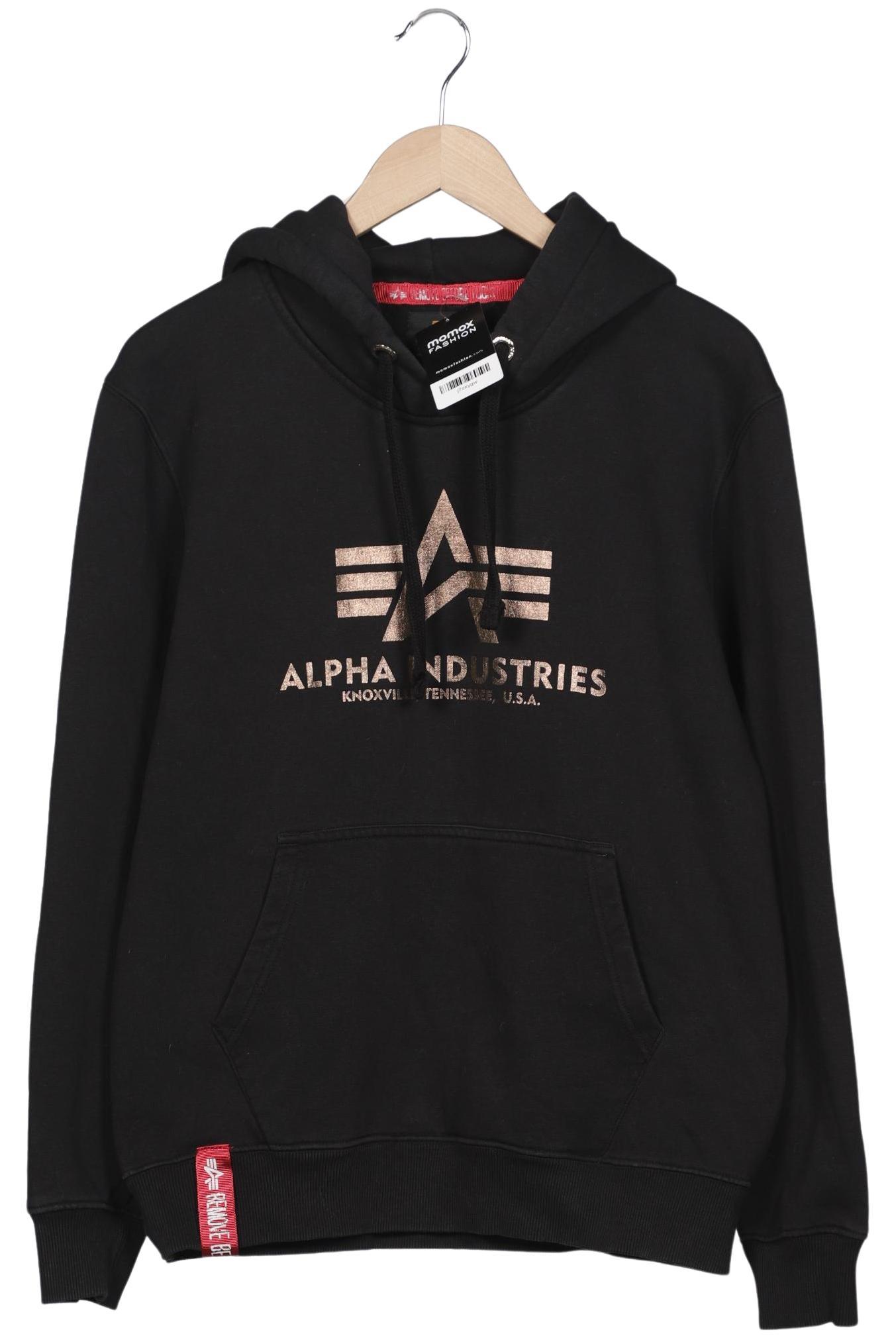 

Alpha industries Damen Kapuzenpullover, schwarz, Gr. 38