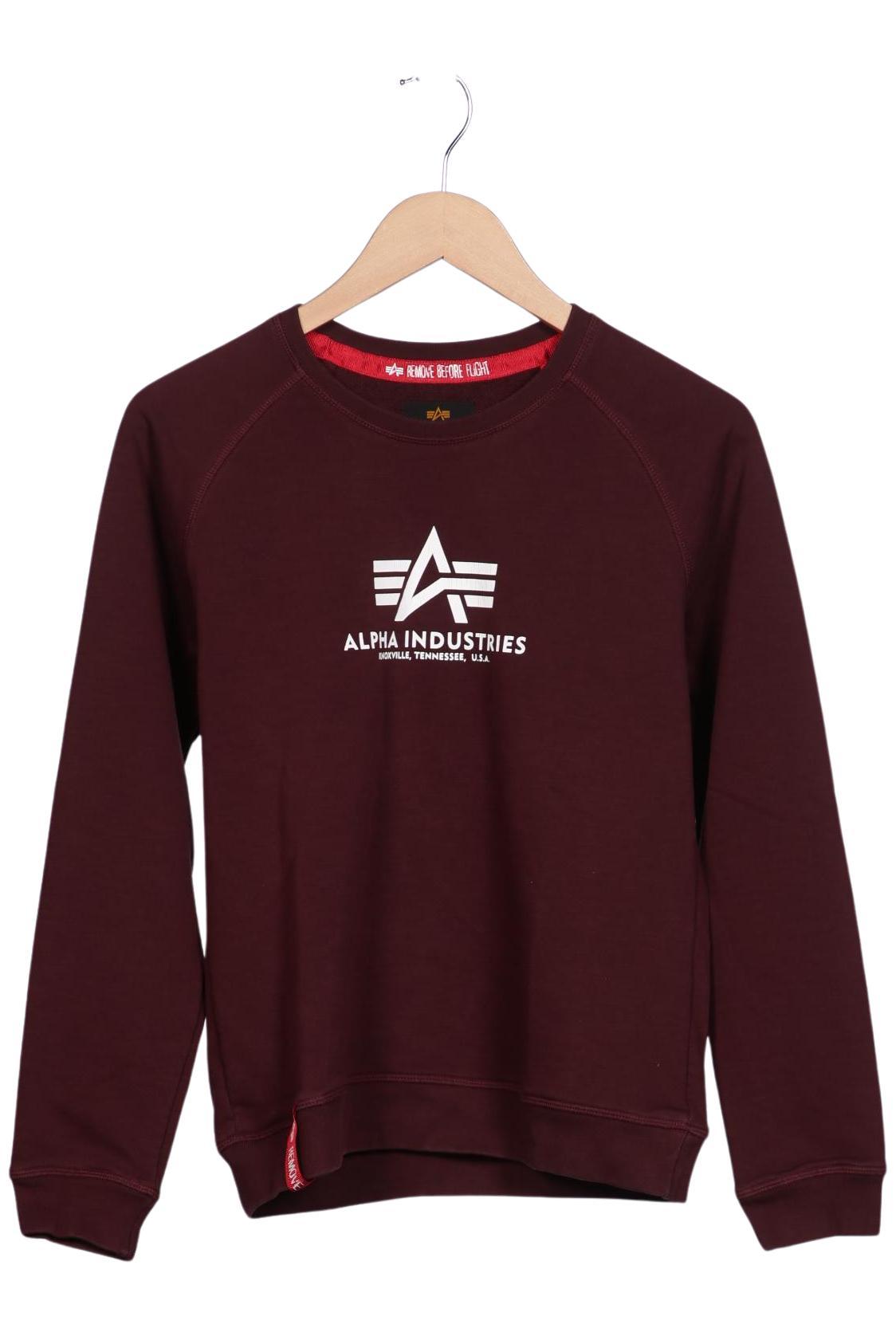 

Alpha industries Damen Sweatshirt, bordeaux, Gr. 38
