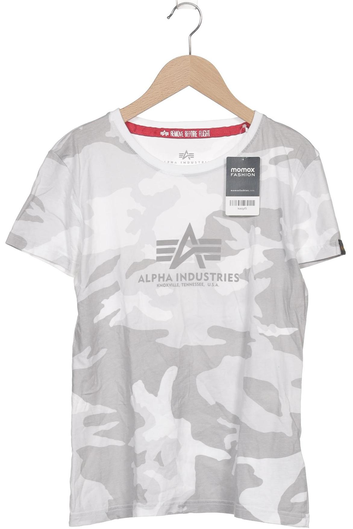 

Alpha industries Damen T-Shirt, grau, Gr. 36