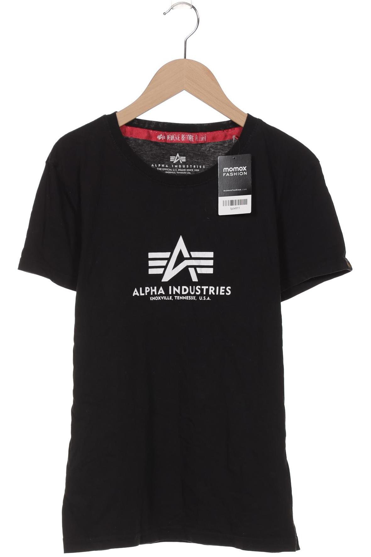 

Alpha industries Damen T-Shirt, schwarz, Gr. 38