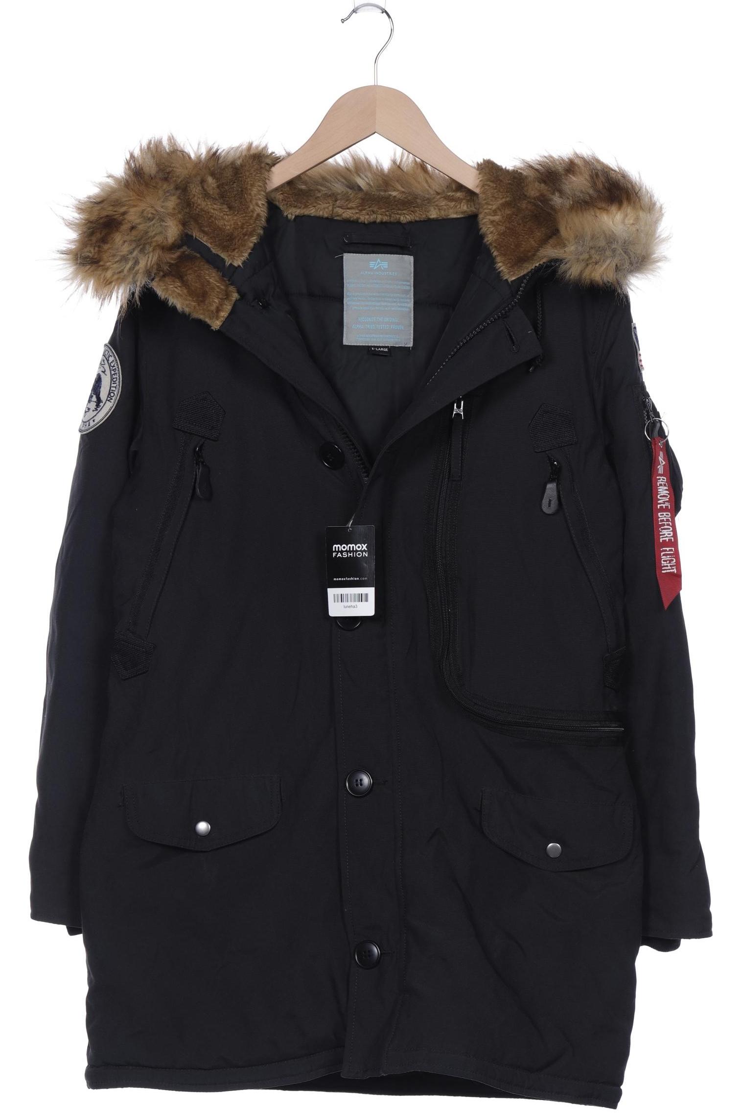 

Alpha industries Damen Mantel, schwarz, Gr. 44