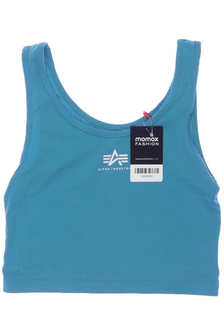 

Alpha industries Damen Top, blau, Gr. 34