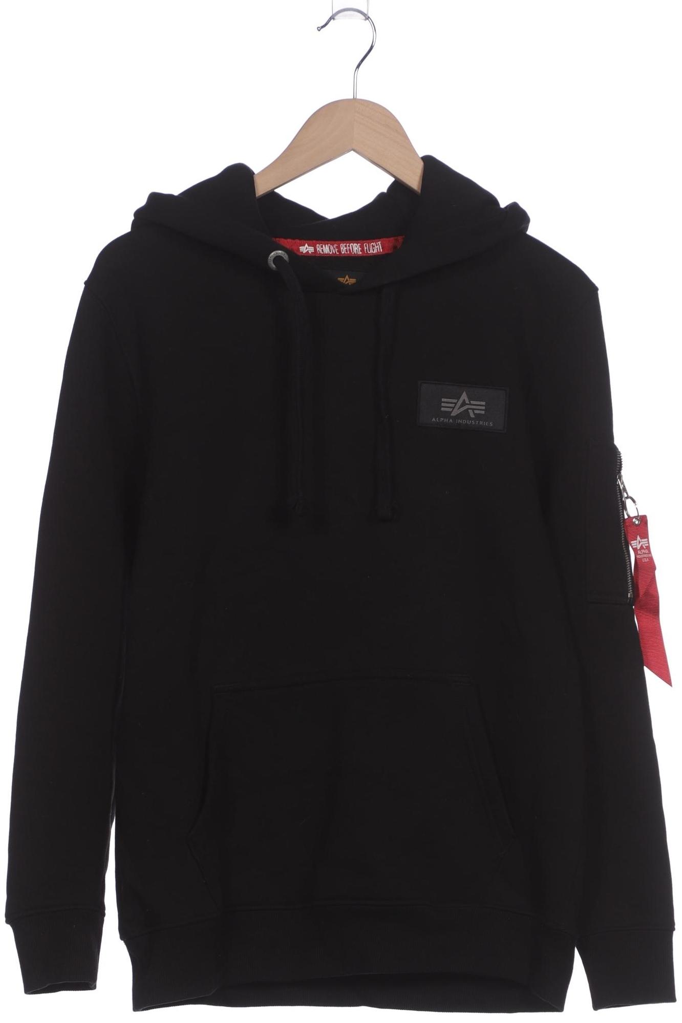 

Alpha industries Damen Kapuzenpullover, schwarz, Gr. 38