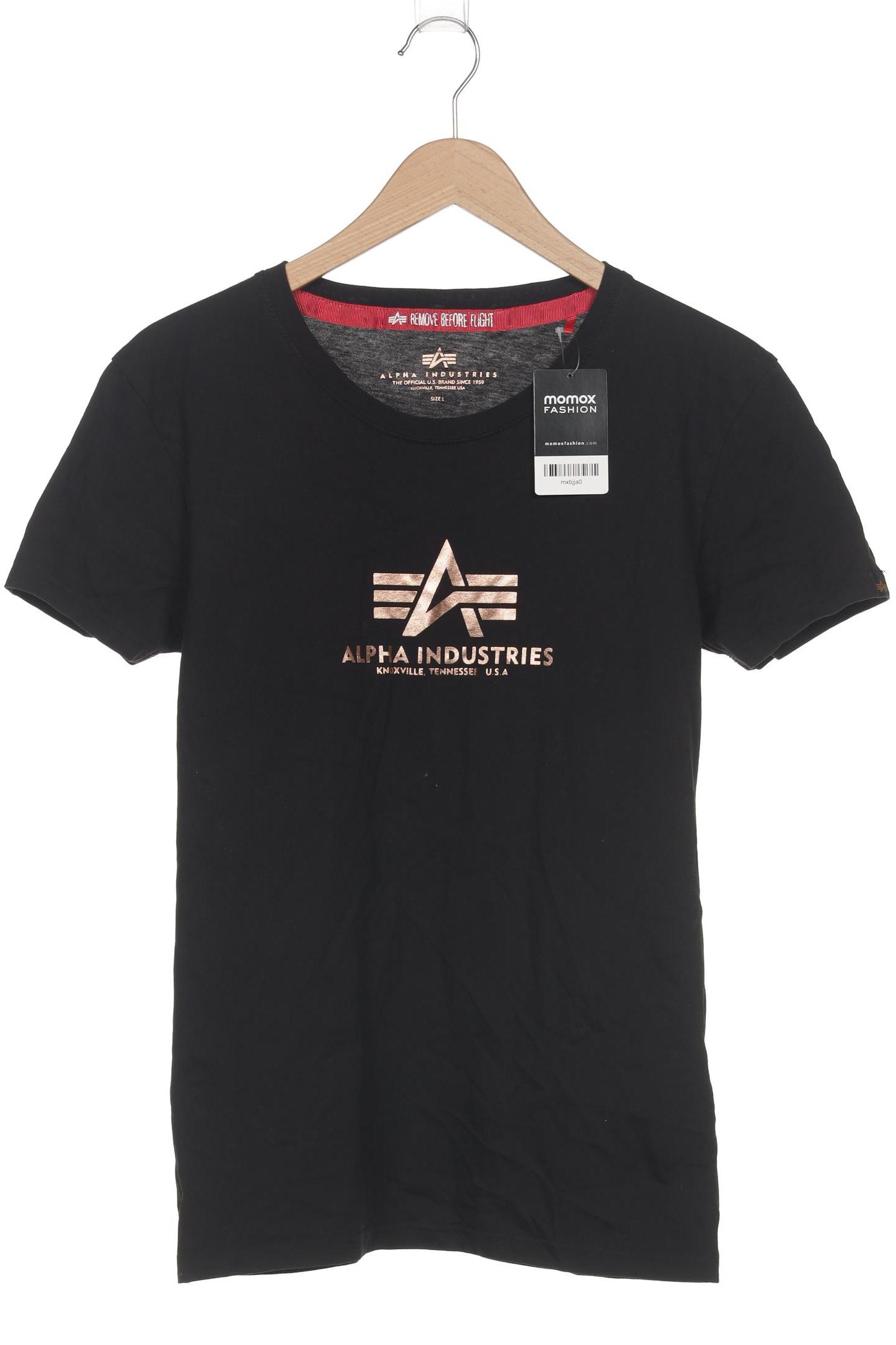 

Alpha industries Damen T-Shirt, schwarz, Gr. 42