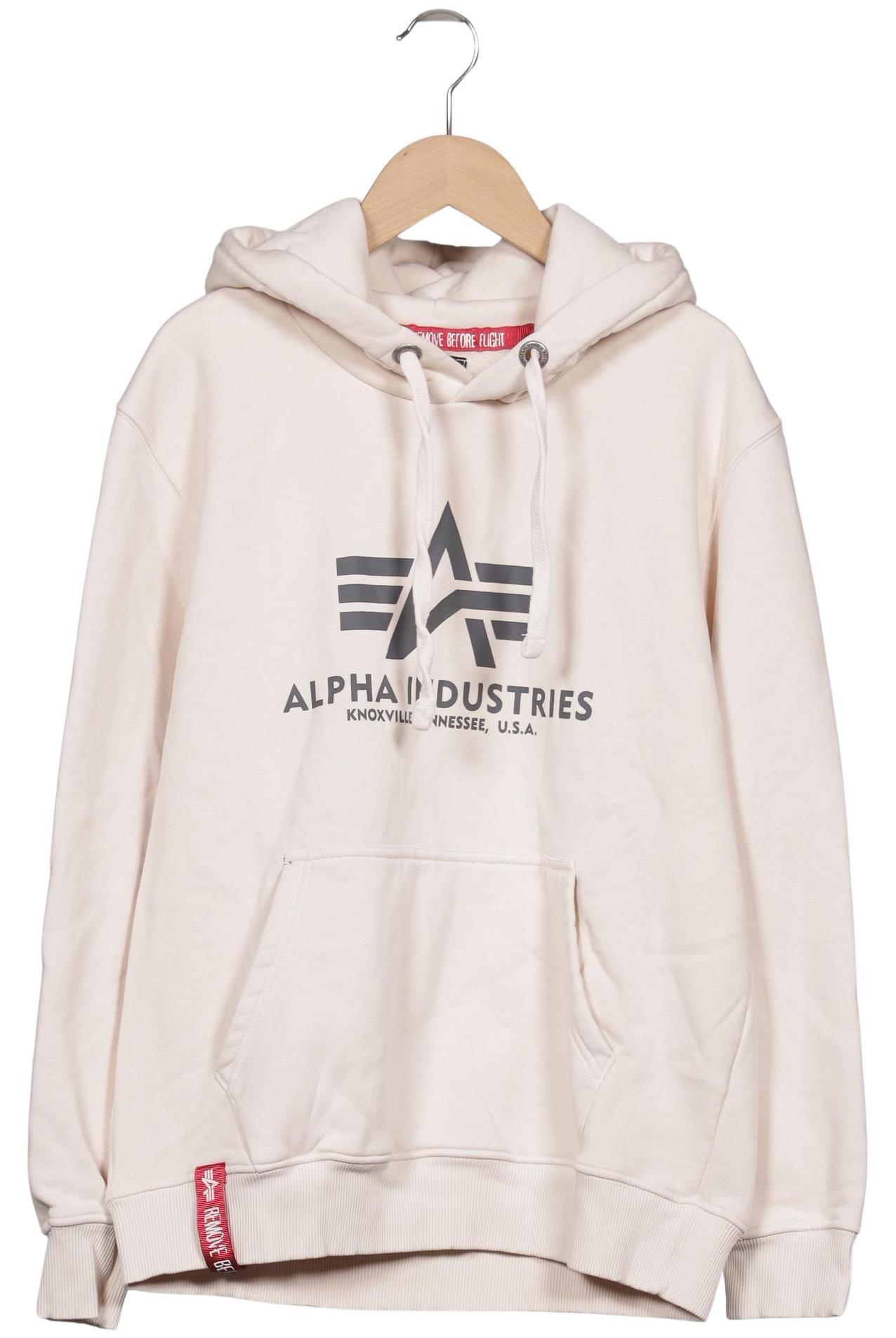 Thumbnail - Alpha industries Damen Kapuzenpullover, cremeweiß, Gr. 36