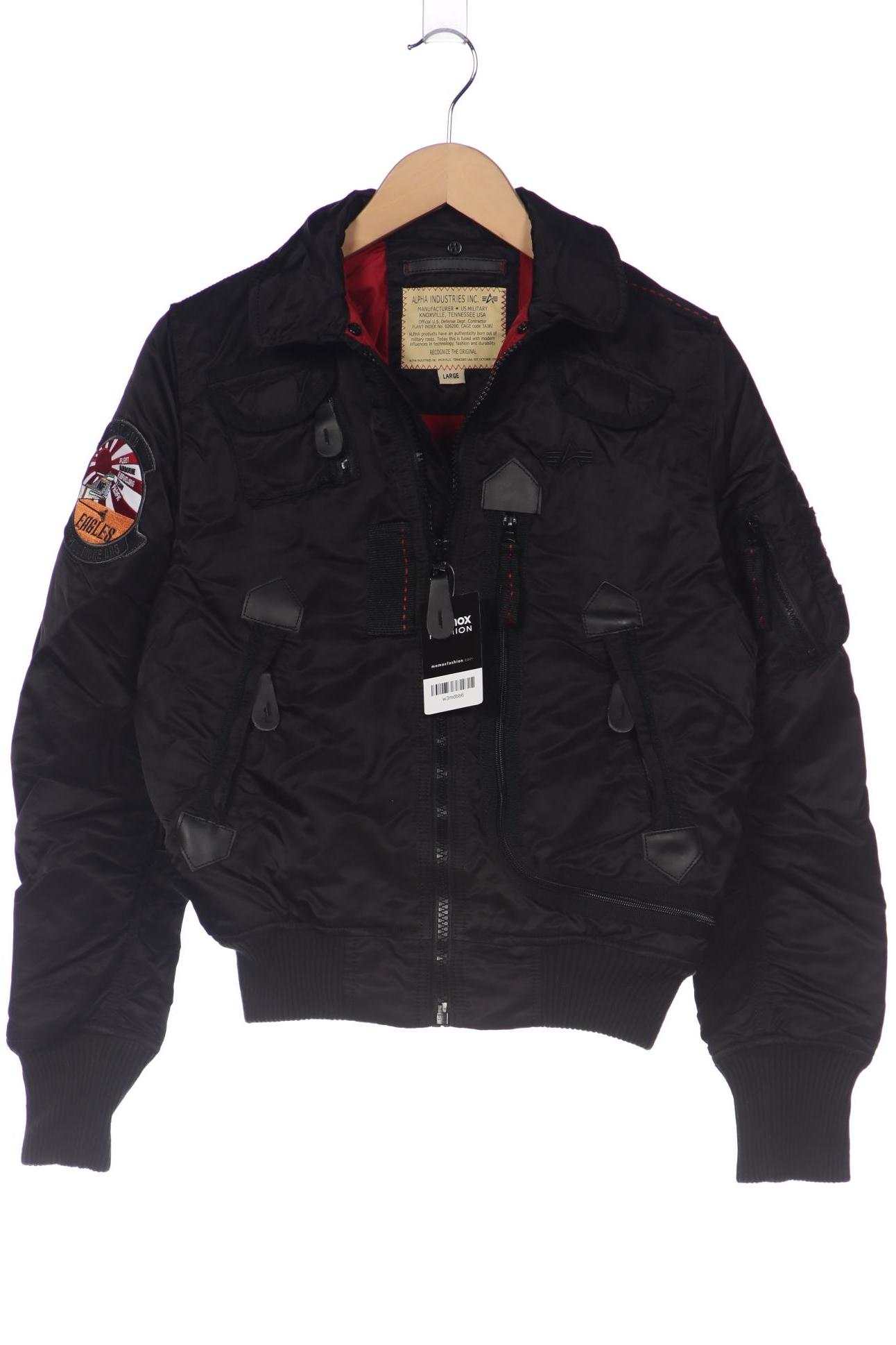 

Alpha industries Damen Jacke, schwarz, Gr. 42