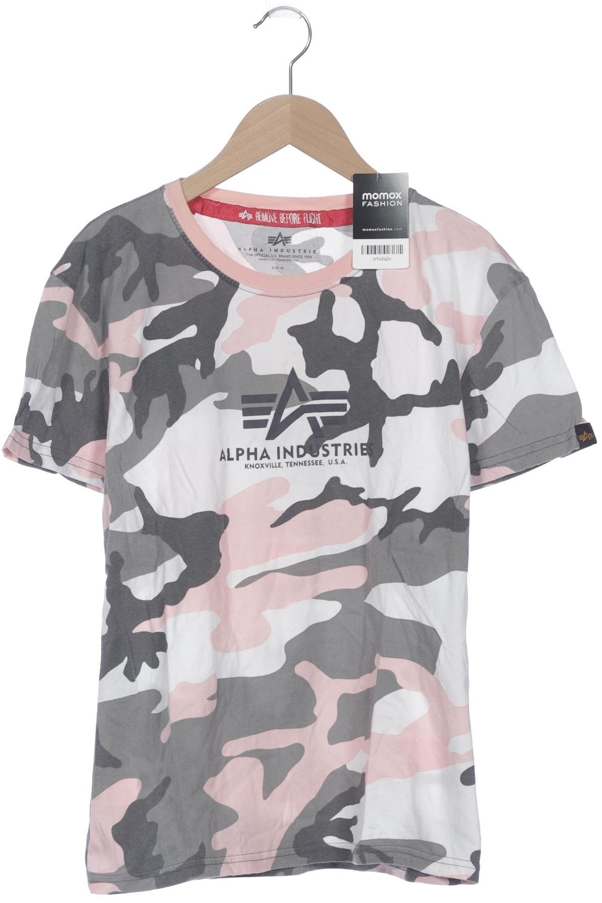 

Alpha industries Damen T-Shirt, grau, Gr. 44