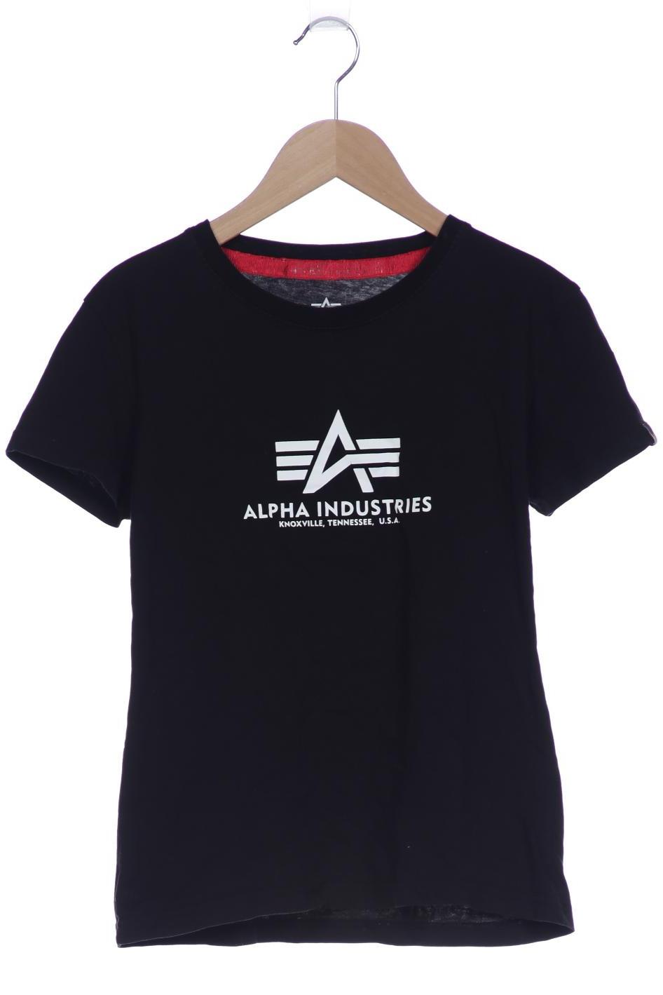 

Alpha industries Damen T-Shirt, schwarz, Gr. 34
