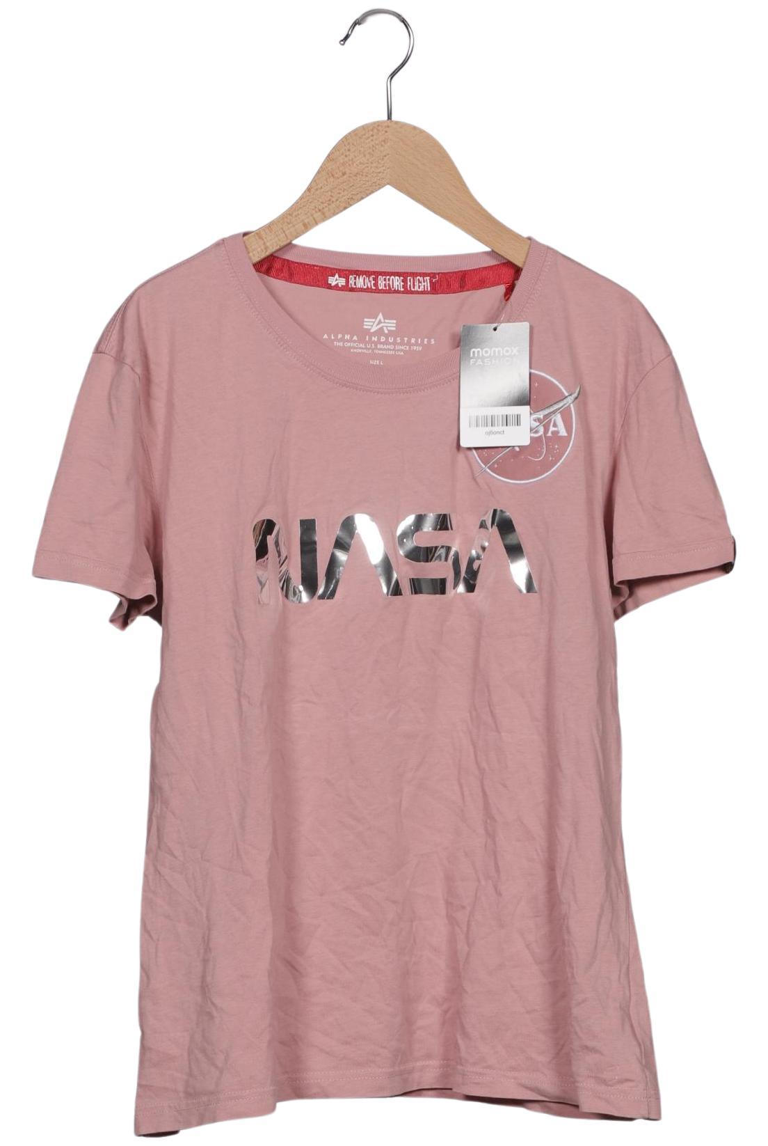 

Alpha industries Damen T-Shirt, pink, Gr. 42