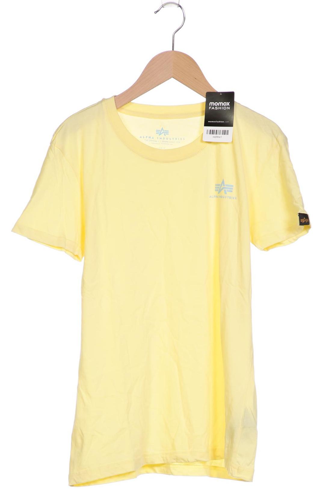 

Alpha industries Damen T-Shirt, gelb, Gr. 38