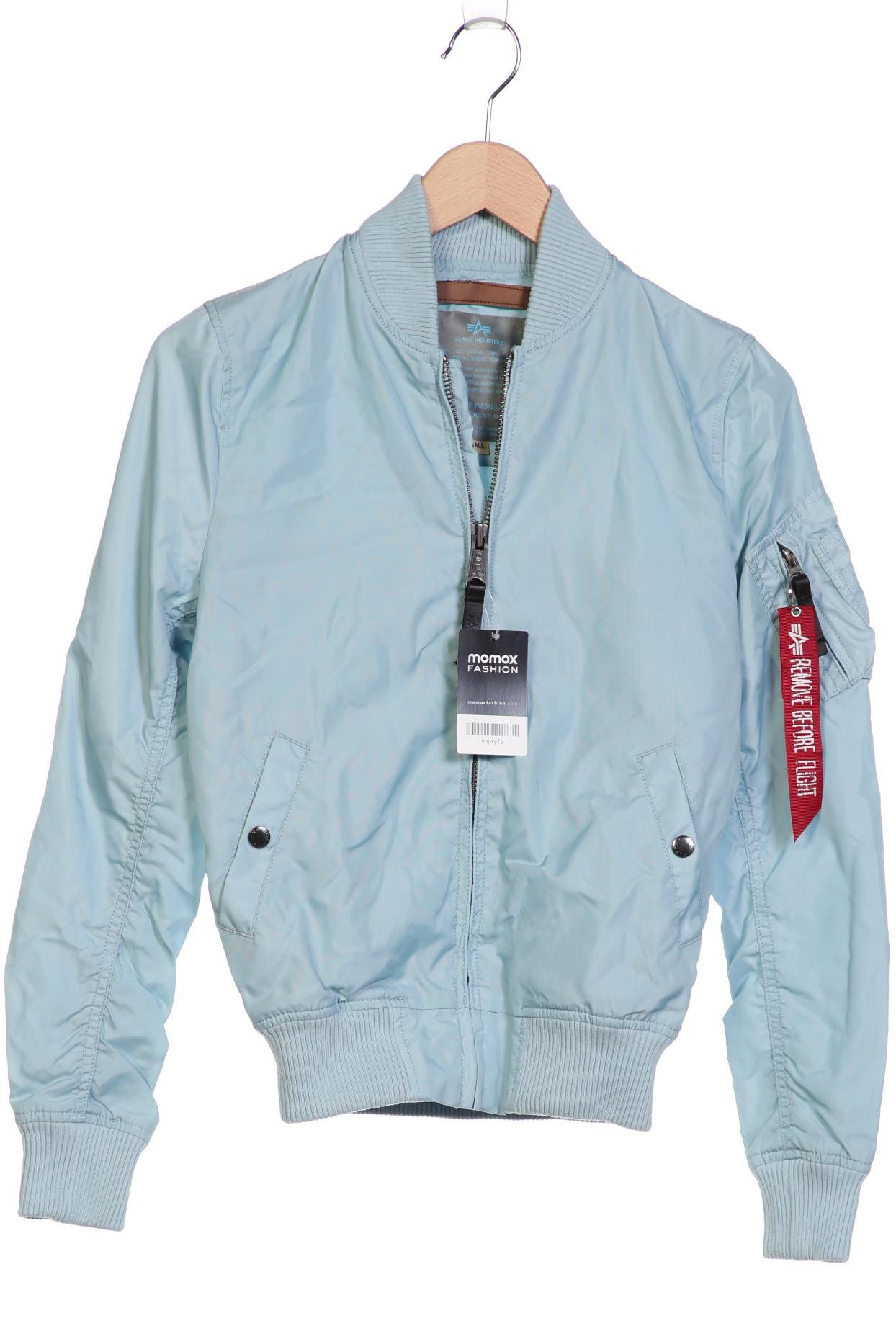 

Alpha industries Damen Jacke, hellblau, Gr. 36
