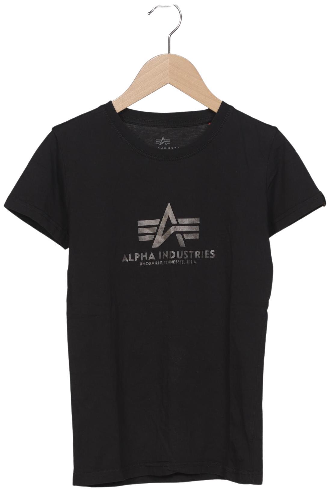 

Alpha industries Damen T-Shirt, schwarz, Gr. 34