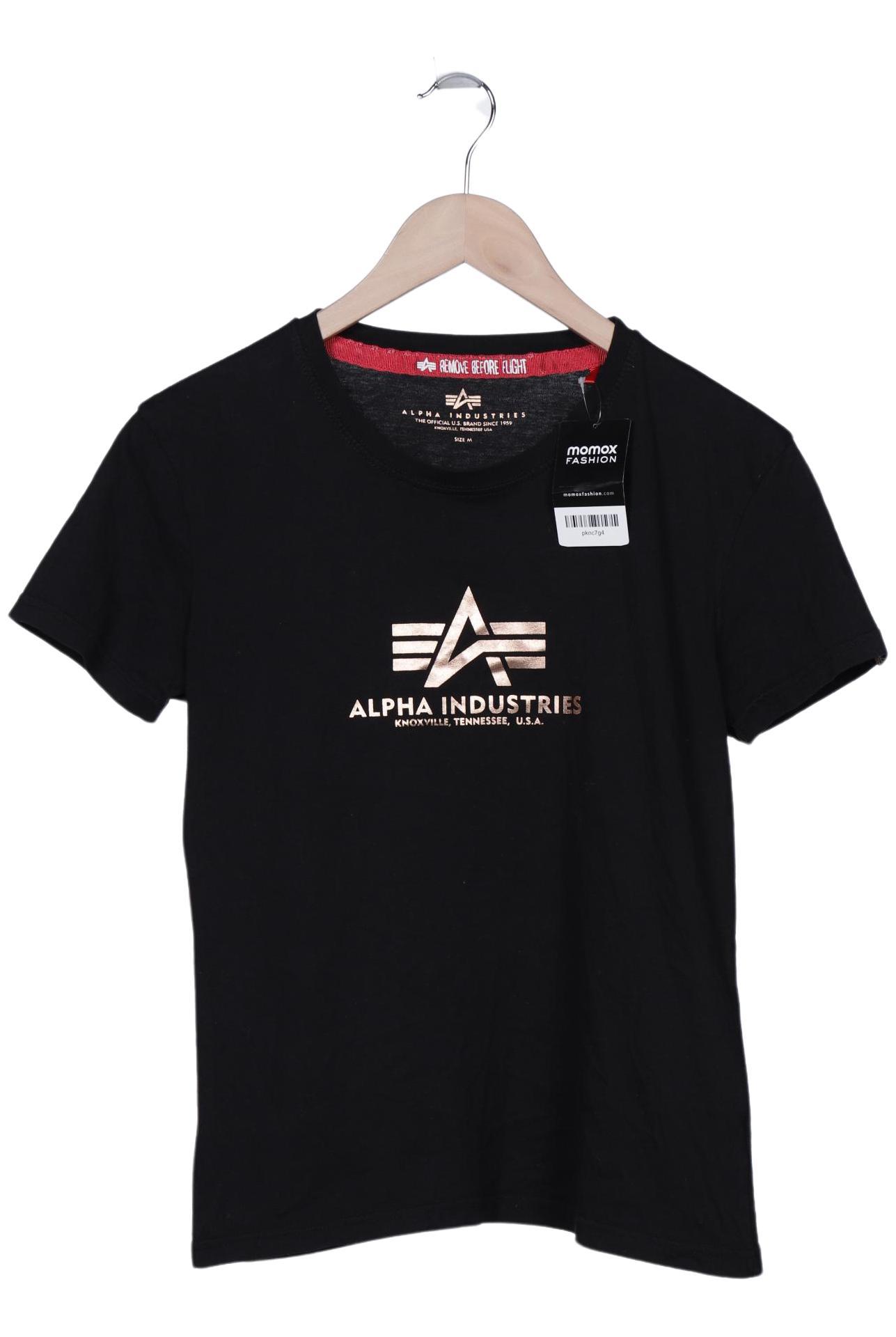 

Alpha industries Damen T-Shirt, schwarz, Gr. 38