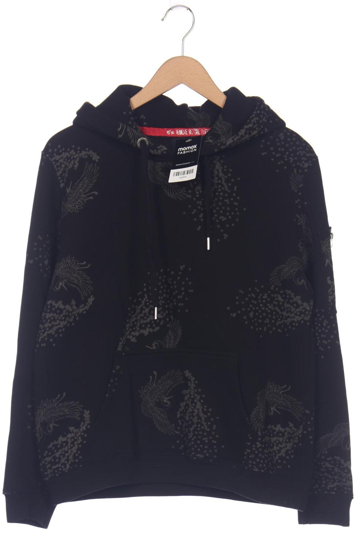

Alpha industries Damen Kapuzenpullover, schwarz, Gr. 42