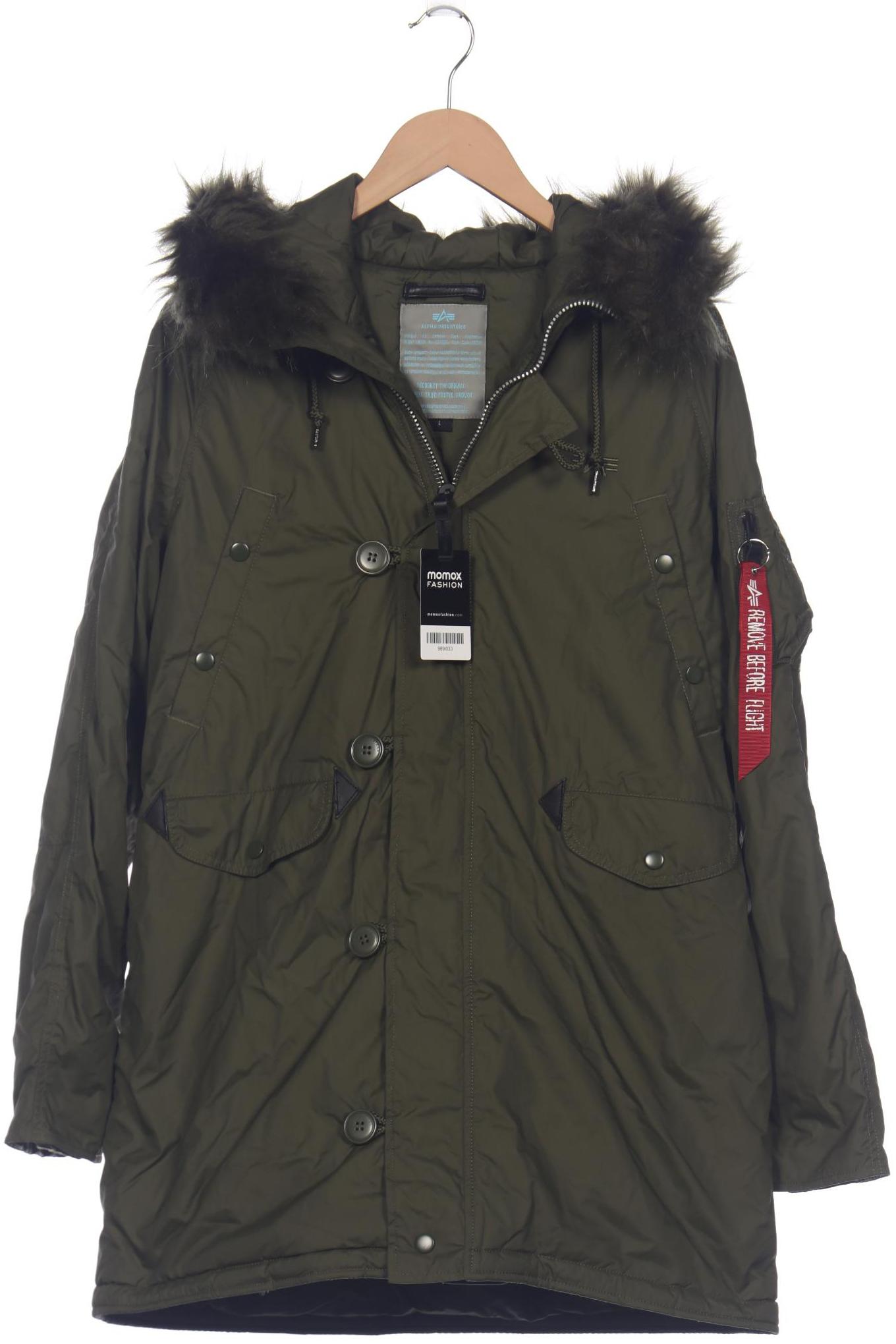 

Alpha industries Damen Mantel, grün, Gr. 42