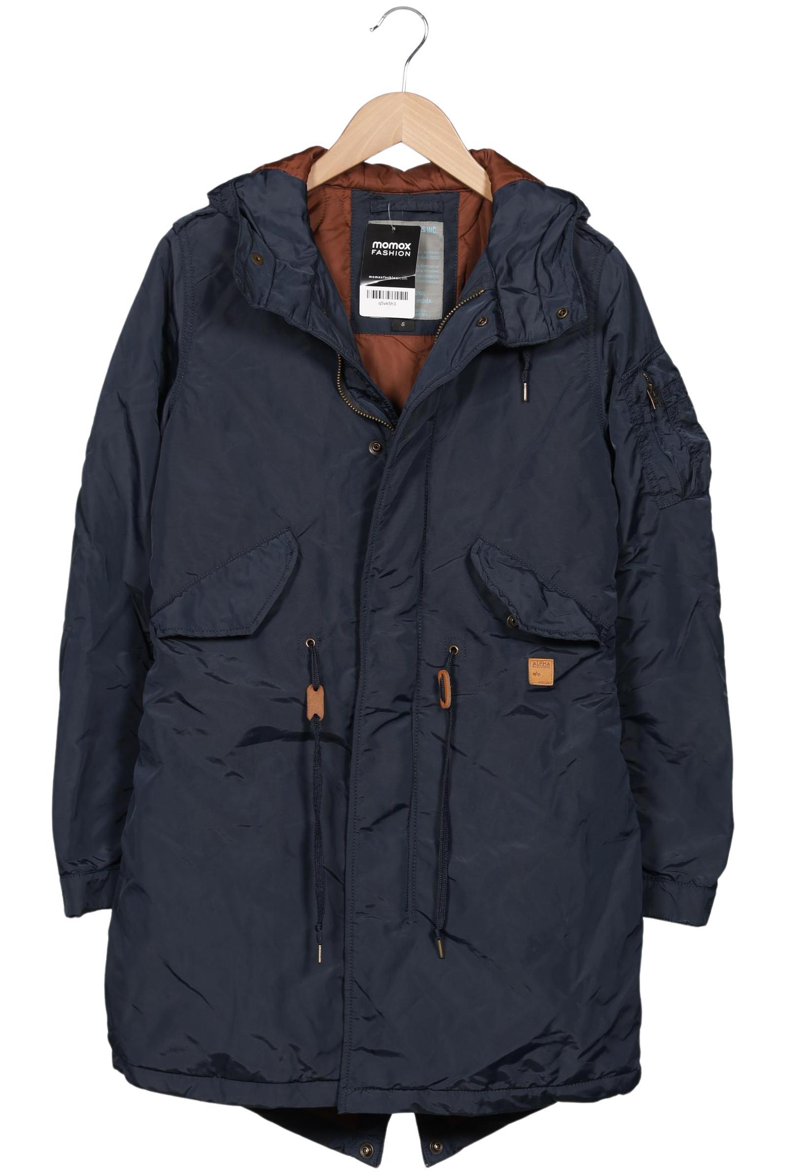 

Alpha industries Damen Mantel, blau, Gr. 36