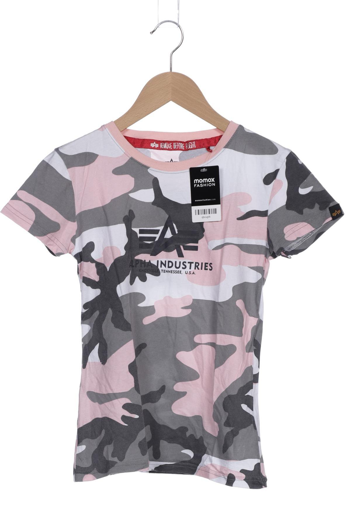 

Alpha industries Damen T-Shirt, mehrfarbig, Gr. 34