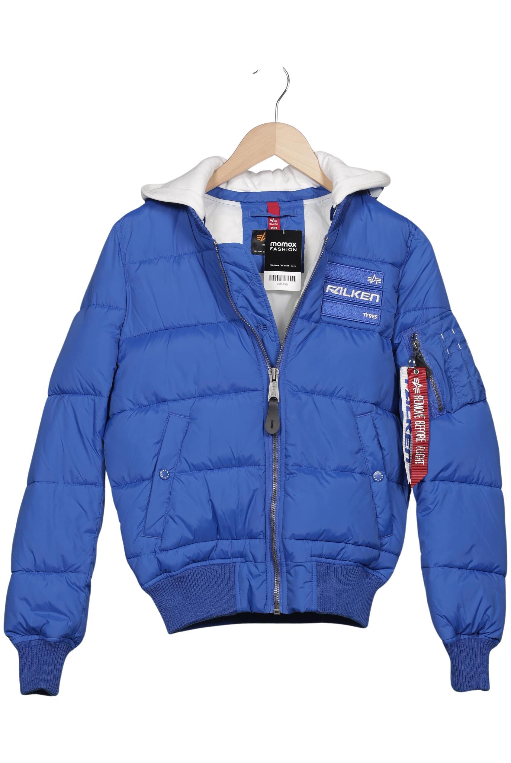 

Alpha industries Damen Jacke, blau, Gr. 34