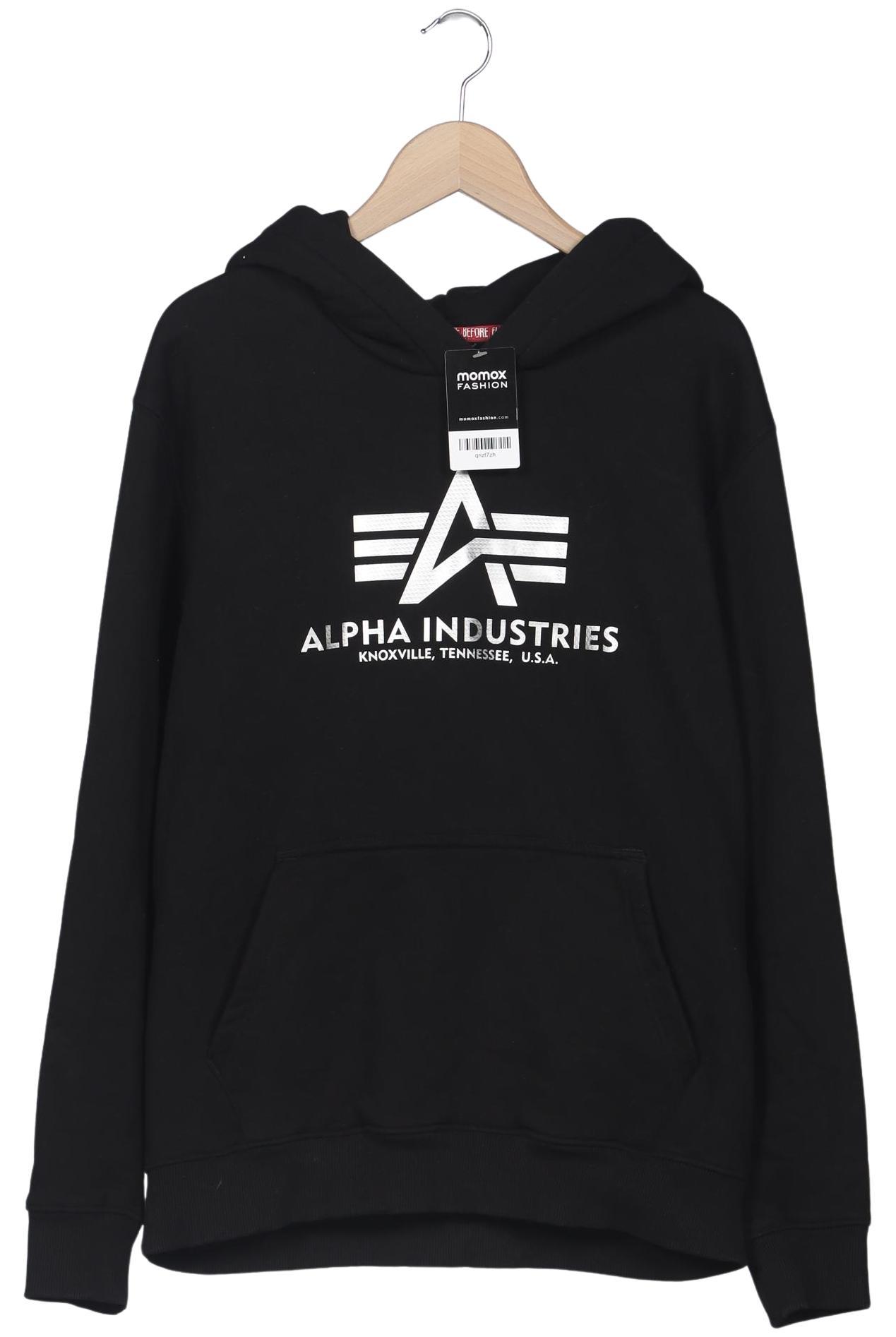 

Alpha industries Damen Kapuzenpullover, schwarz, Gr. 44