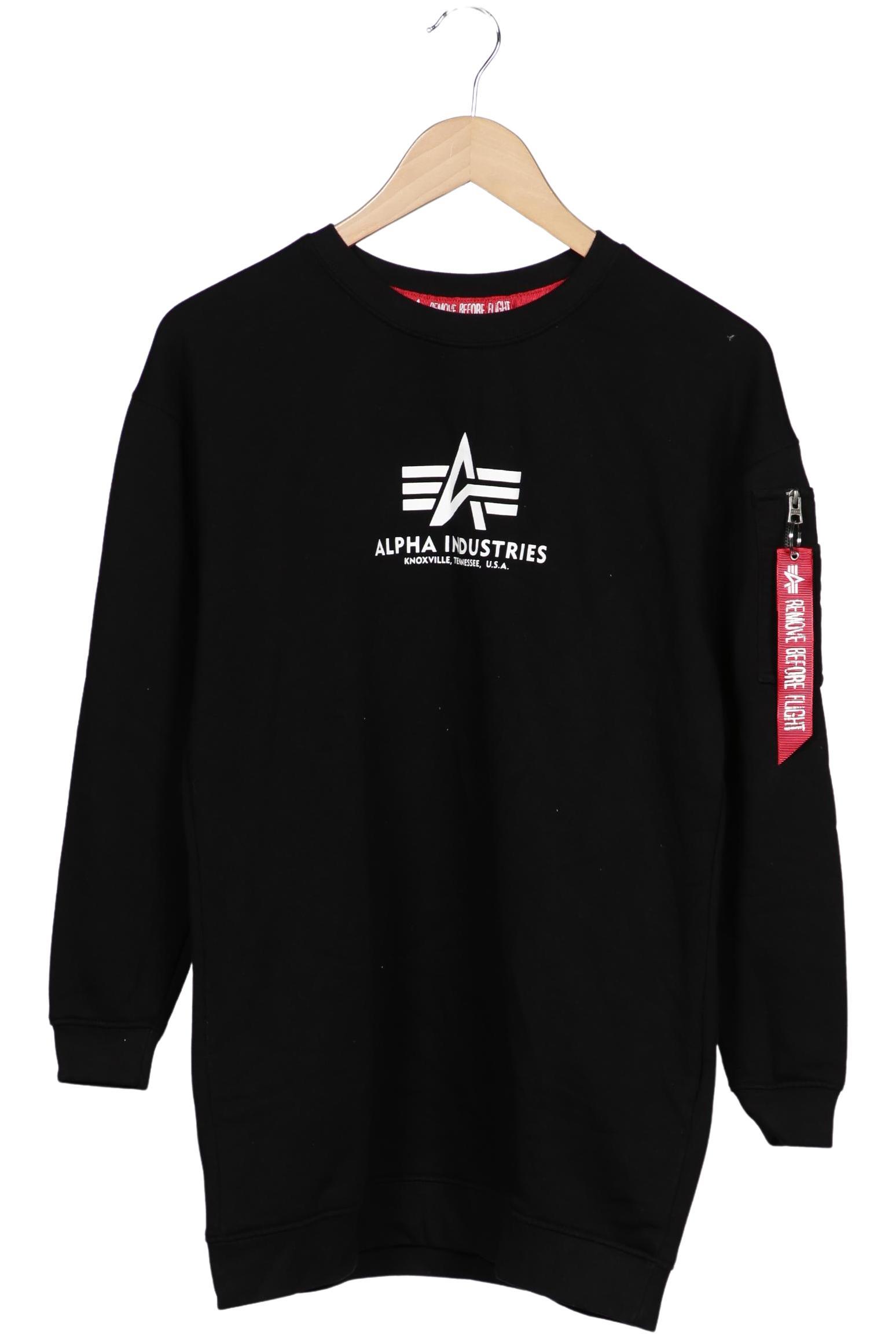 

Alpha industries Damen Sweatshirt, schwarz, Gr. 34