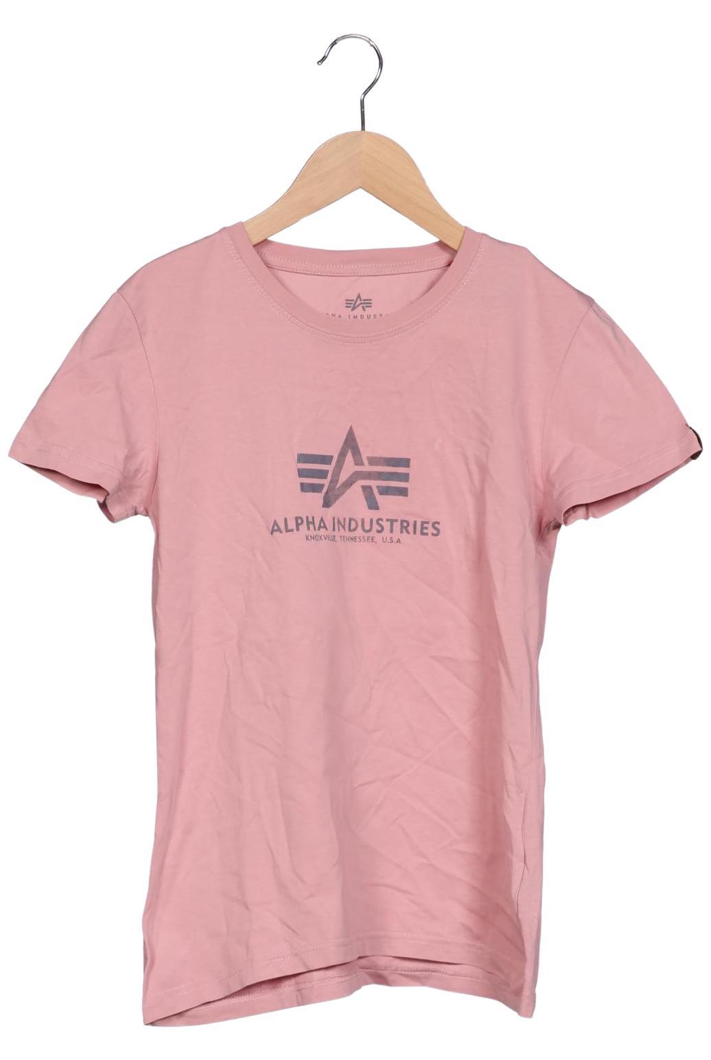 

Alpha industries Damen T-Shirt, pink, Gr. 36