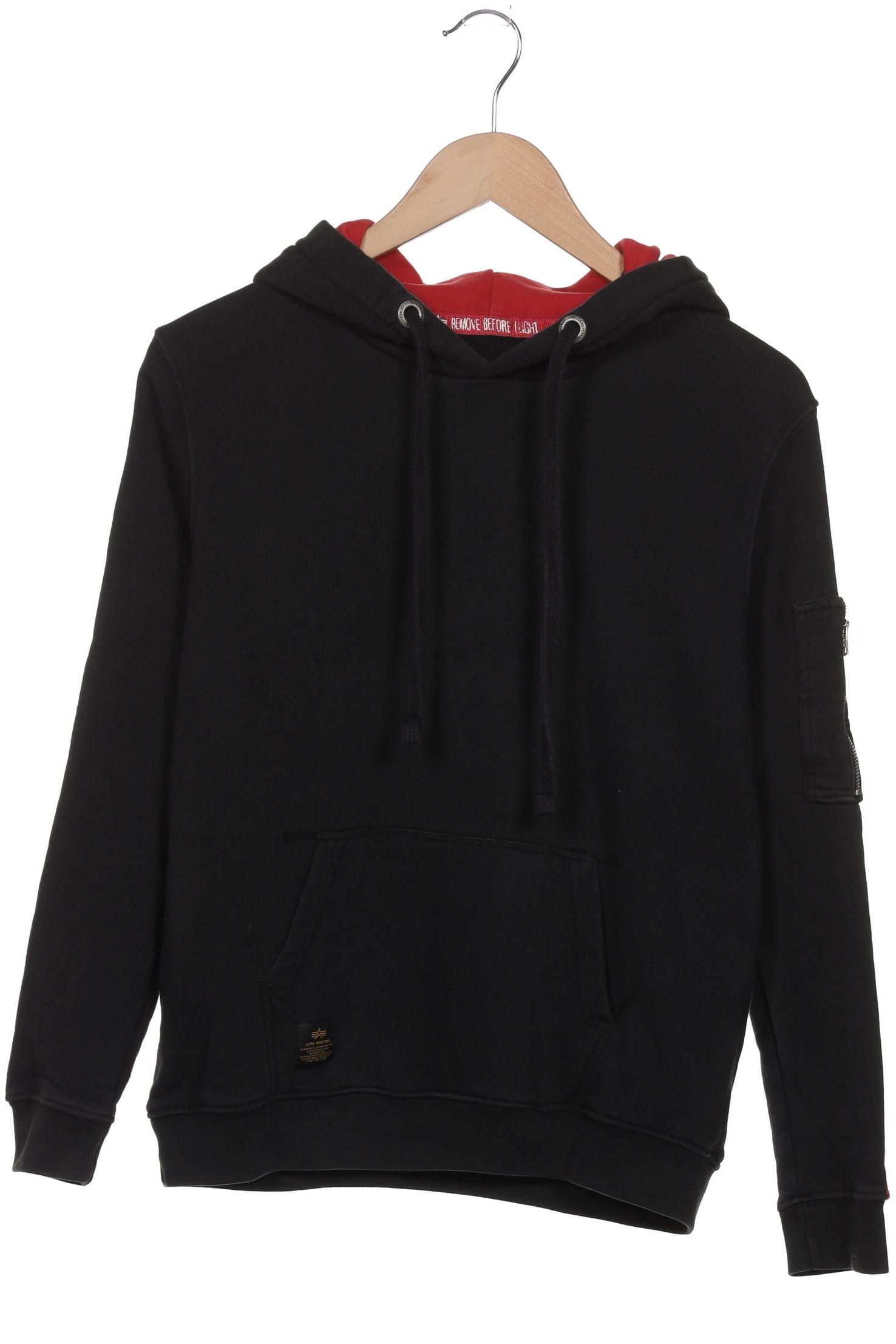

Alpha industries Damen Kapuzenpullover, schwarz, Gr. 36