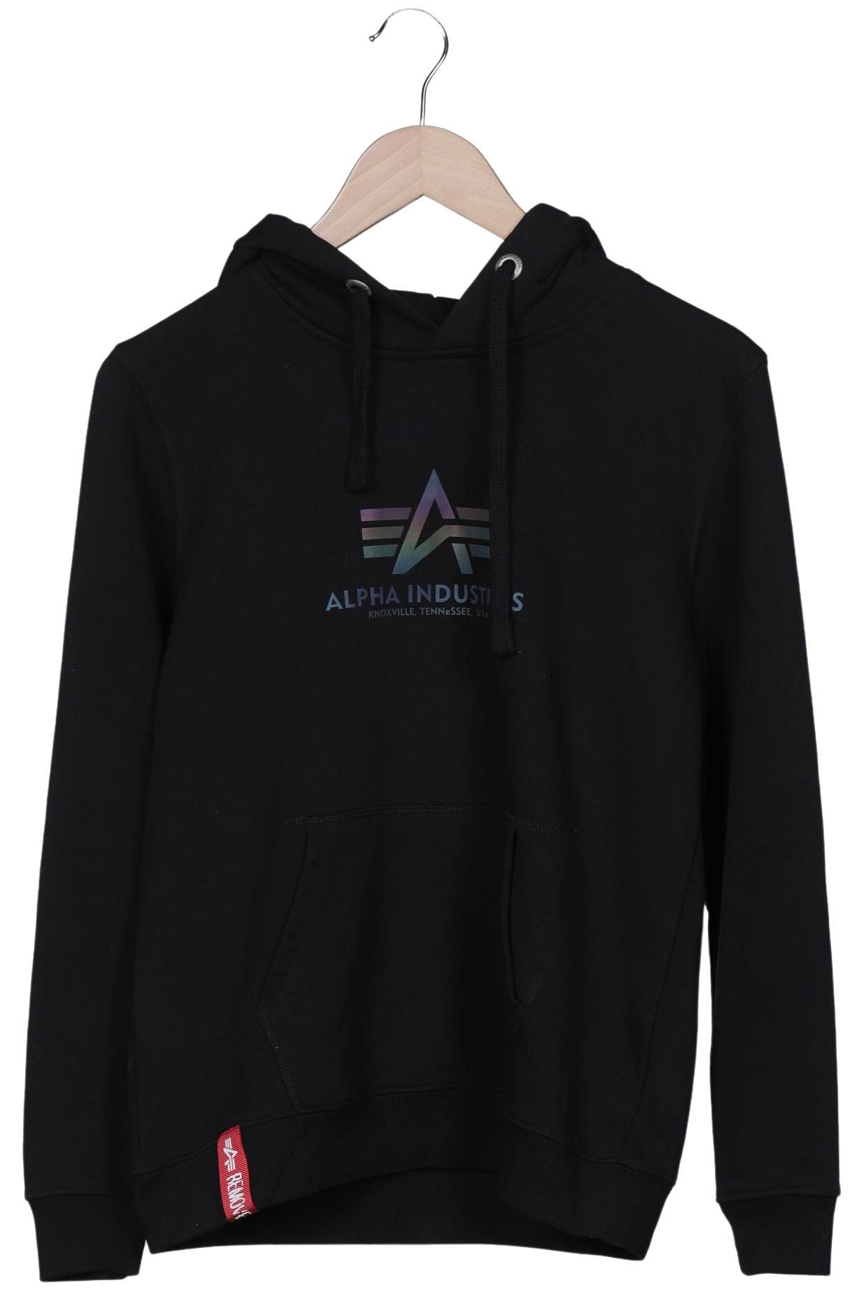 

Alpha industries Damen Kapuzenpullover, schwarz, Gr. 36