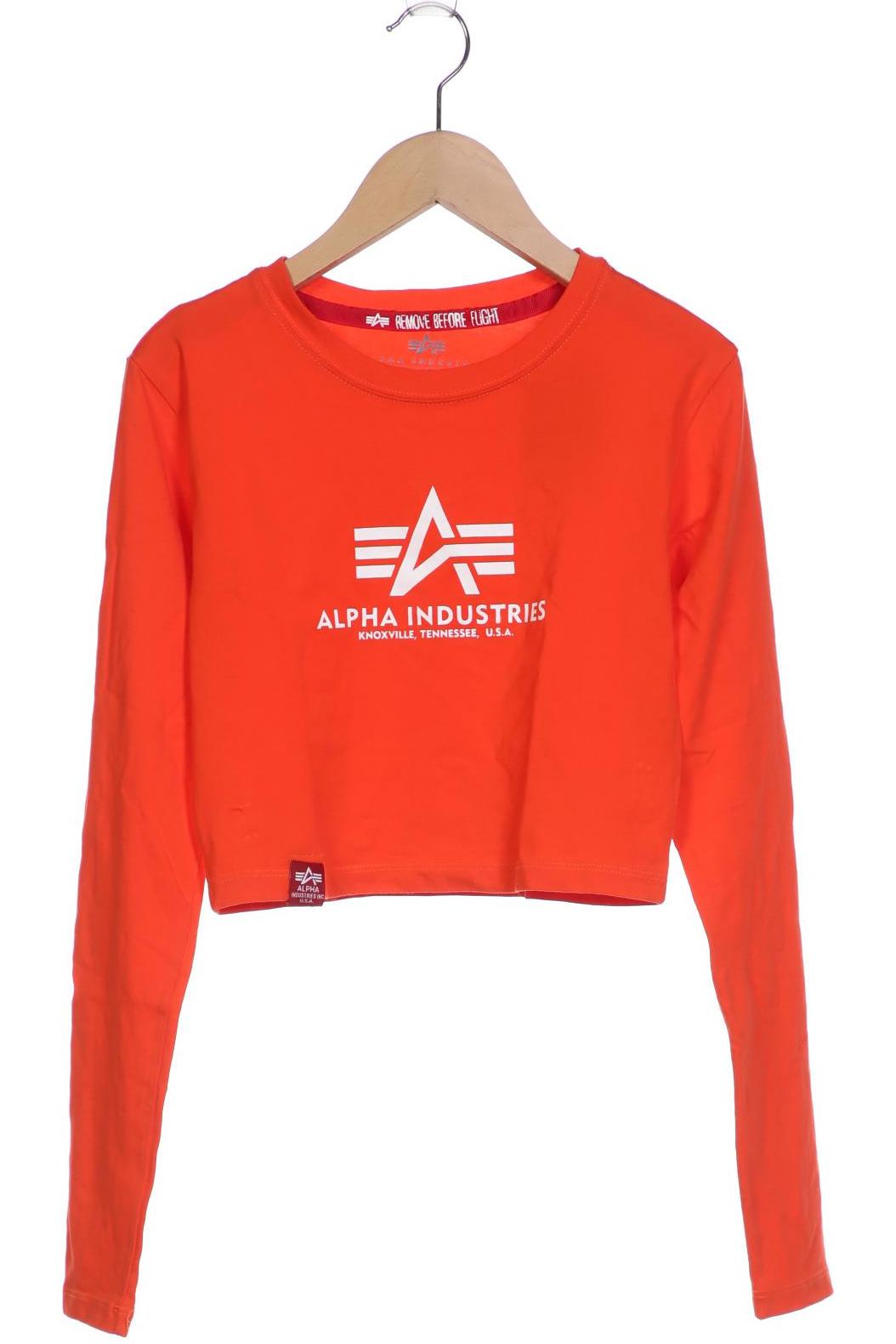 

Alpha industries Damen Langarmshirt, orange