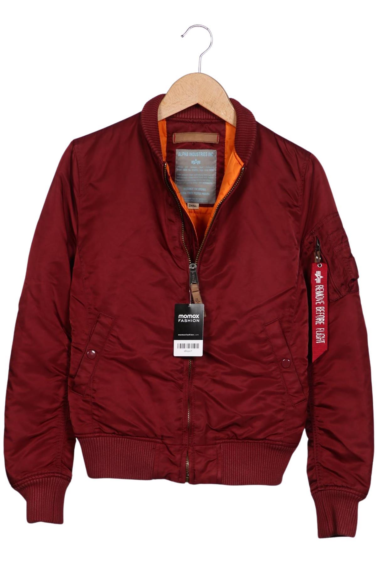 

Alpha industries Damen Jacke, rot, Gr. 36
