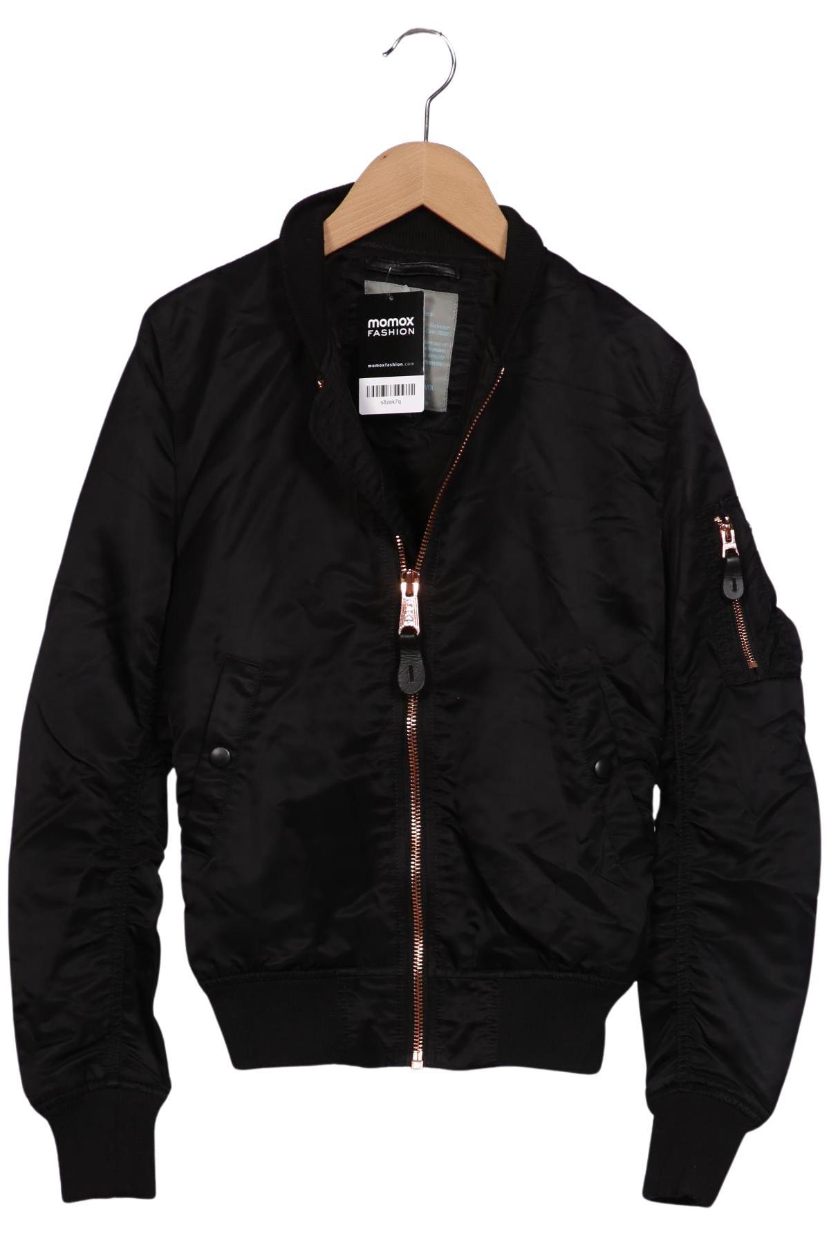 

Alpha industries Damen Jacke, schwarz, Gr. 36