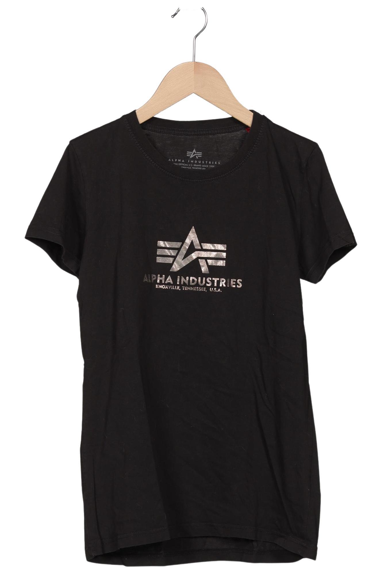 

Alpha industries Damen T-Shirt, schwarz, Gr. 38