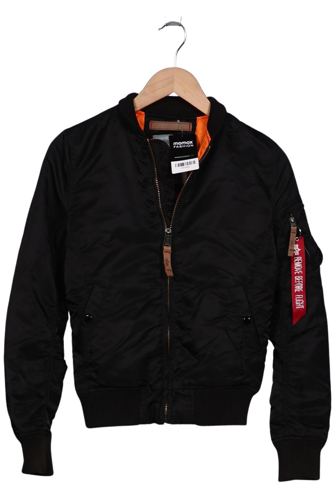 

Alpha industries Damen Jacke, schwarz, Gr. 34