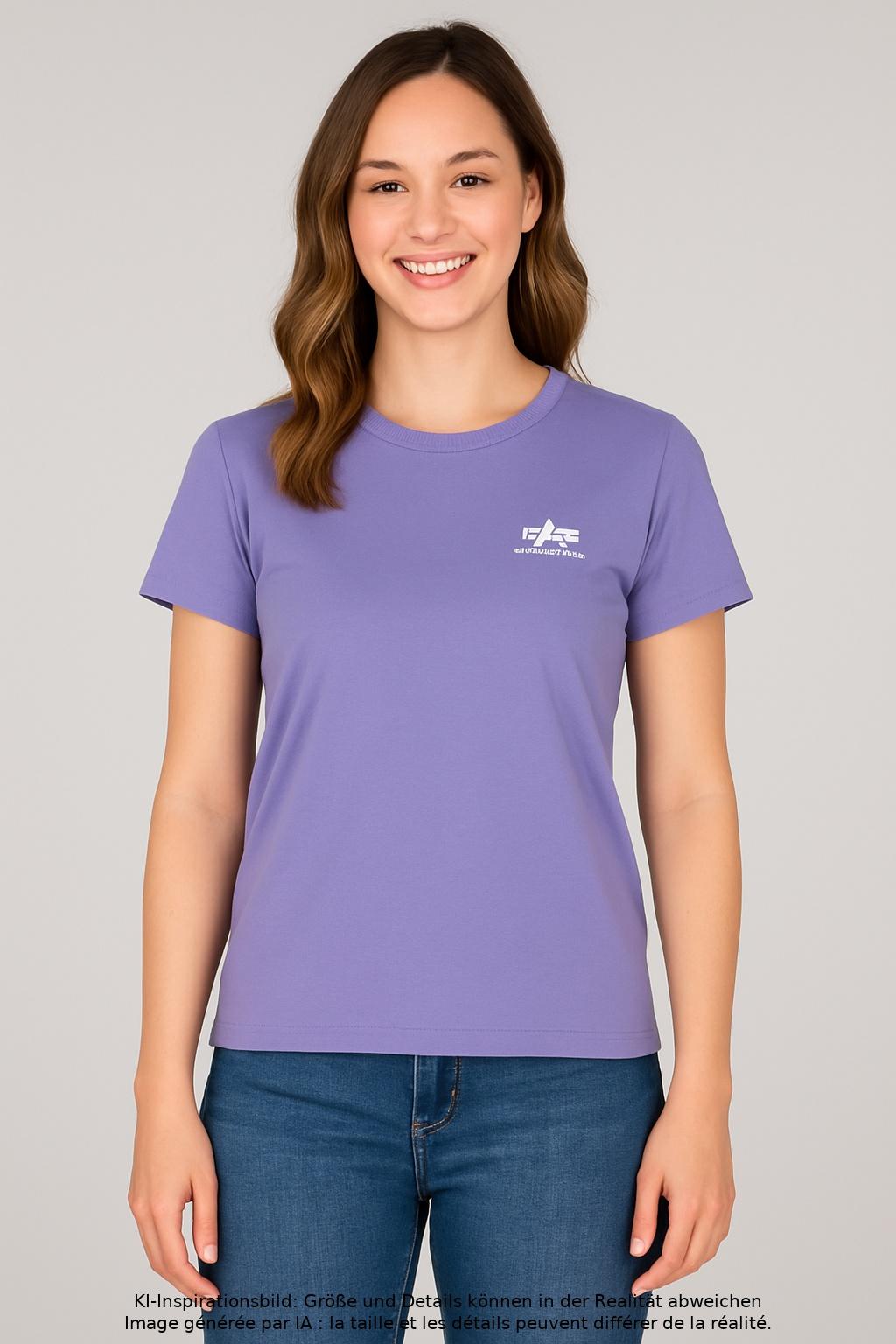 

Alpha industries Damen T-Shirt, flieder, Gr. 42