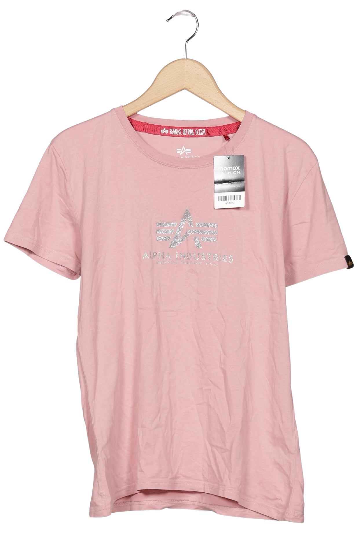 

Alpha industries Damen T-Shirt, pink, Gr. 42