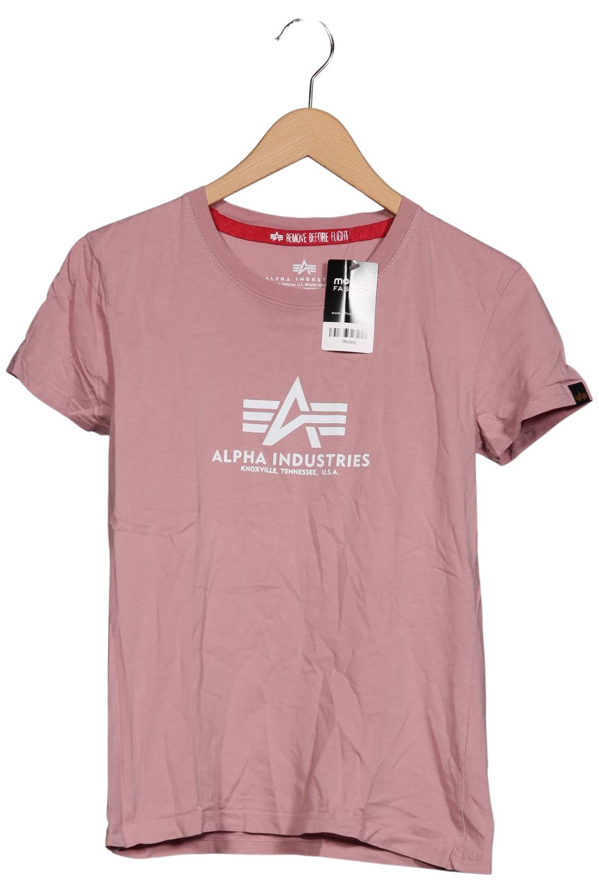 

Alpha industries Damen T-Shirt, pink, Gr. 36