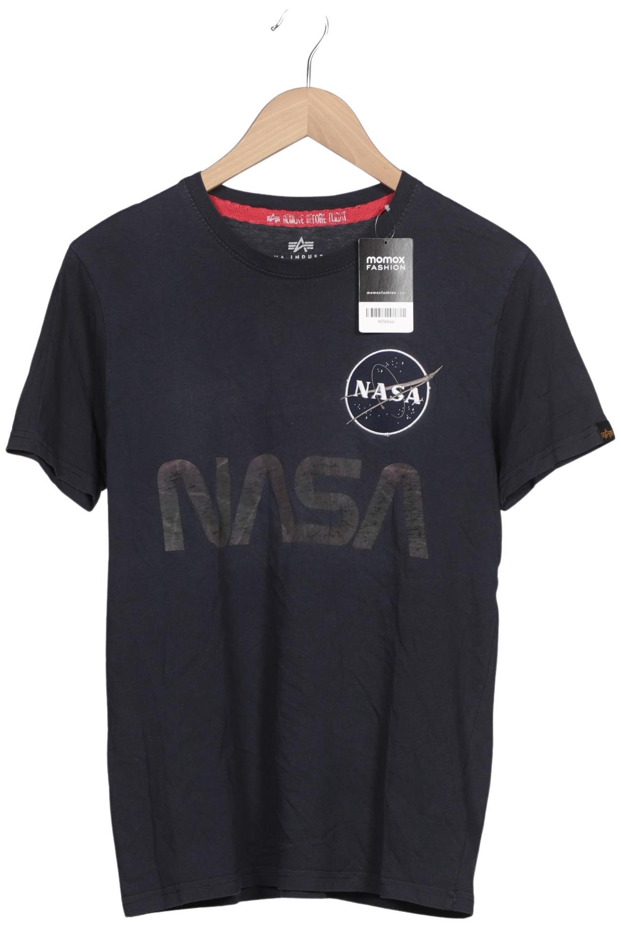 

Alpha industries Damen T-Shirt, marineblau, Gr. 36