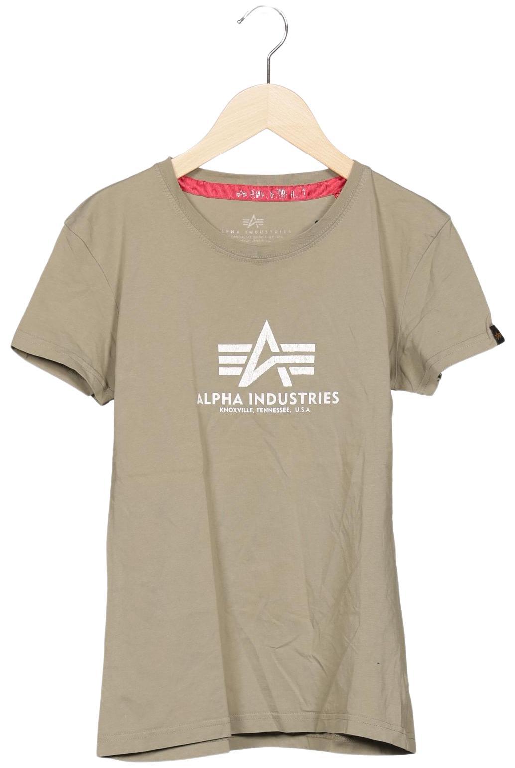 

Alpha industries Damen T-Shirt, beige, Gr. 36