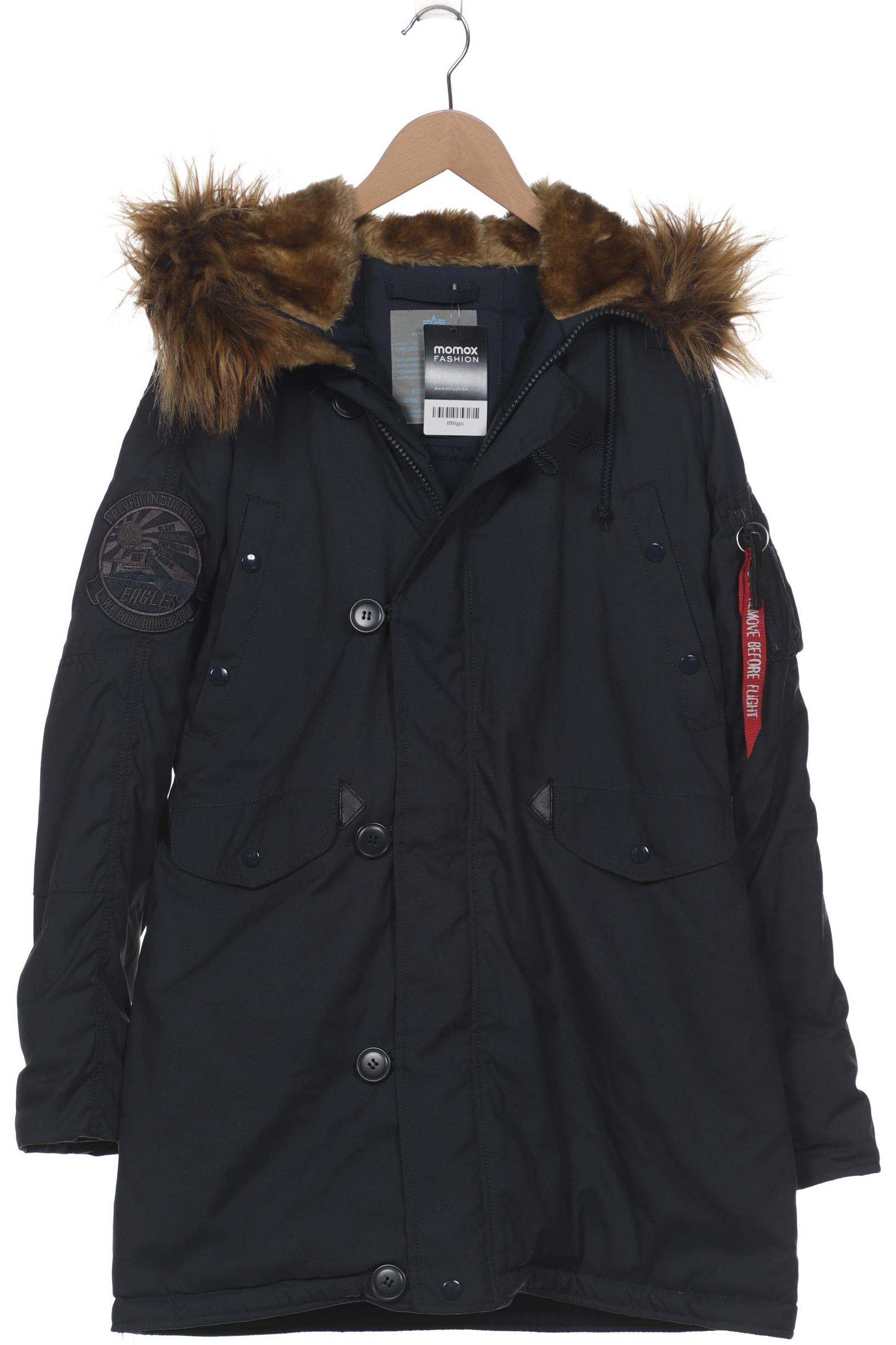 

Alpha industries Damen Mantel, blau, Gr. 42