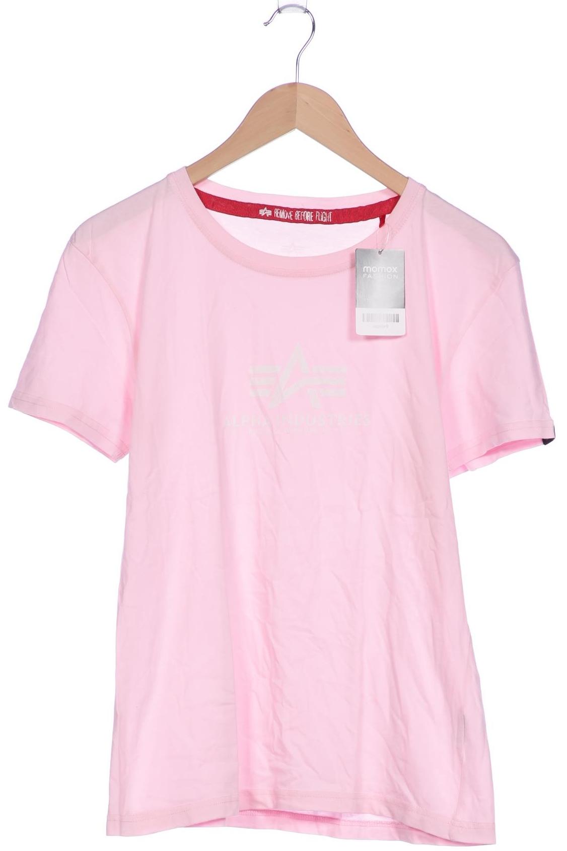 

Alpha industries Damen T-Shirt, pink, Gr. 42