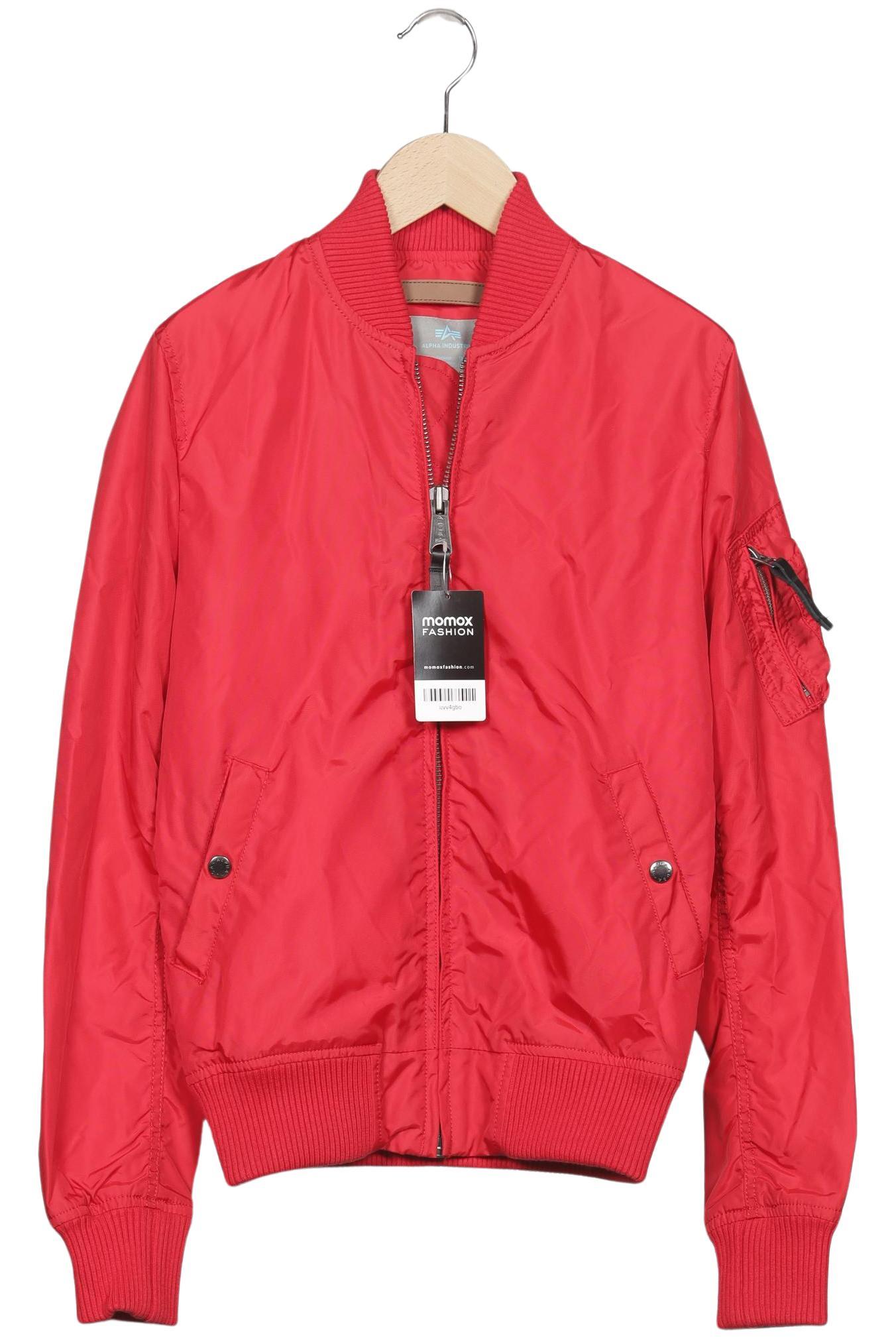 

Alpha industries Damen Jacke, rot, Gr. 36