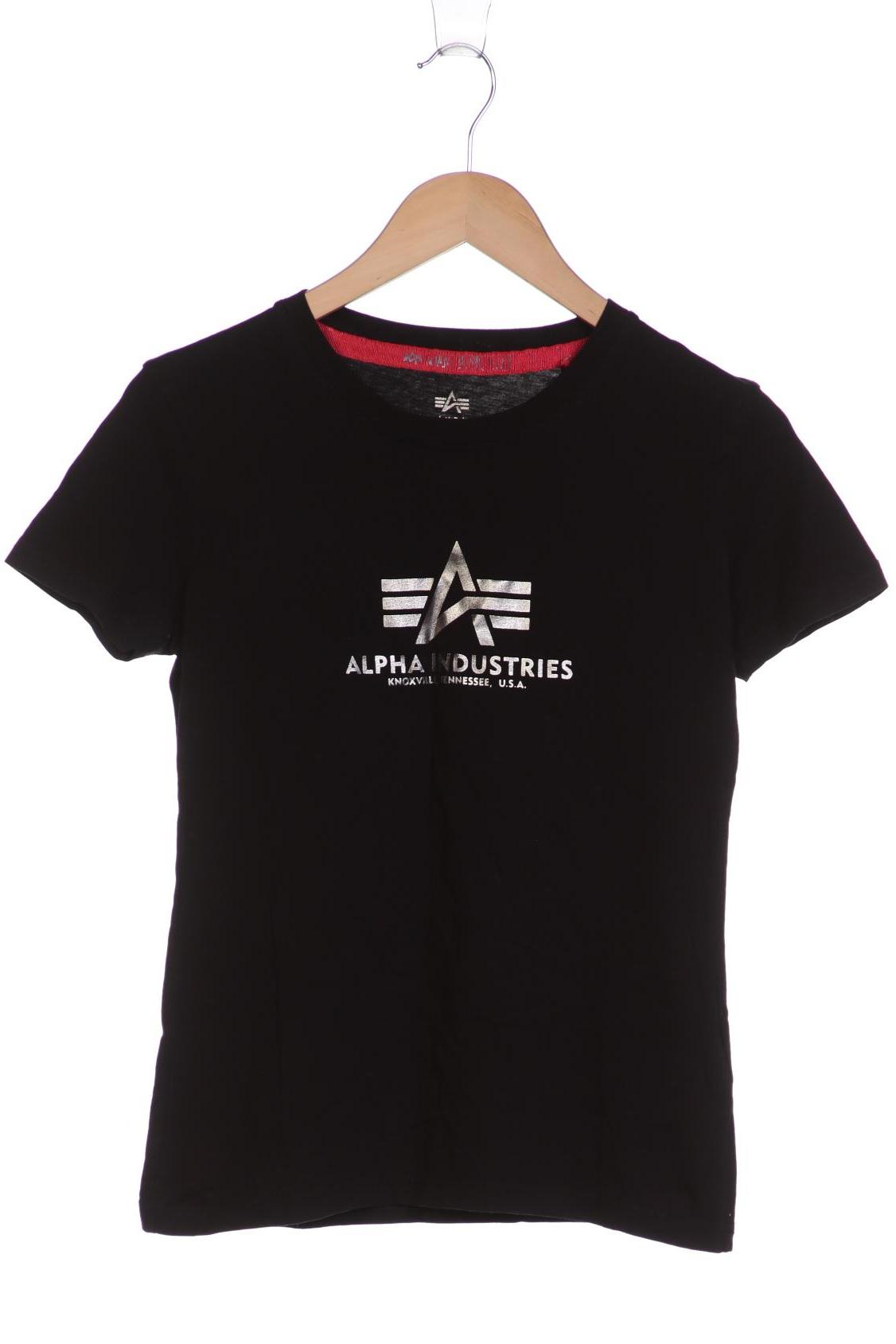 

Alpha industries Damen T-Shirt, schwarz