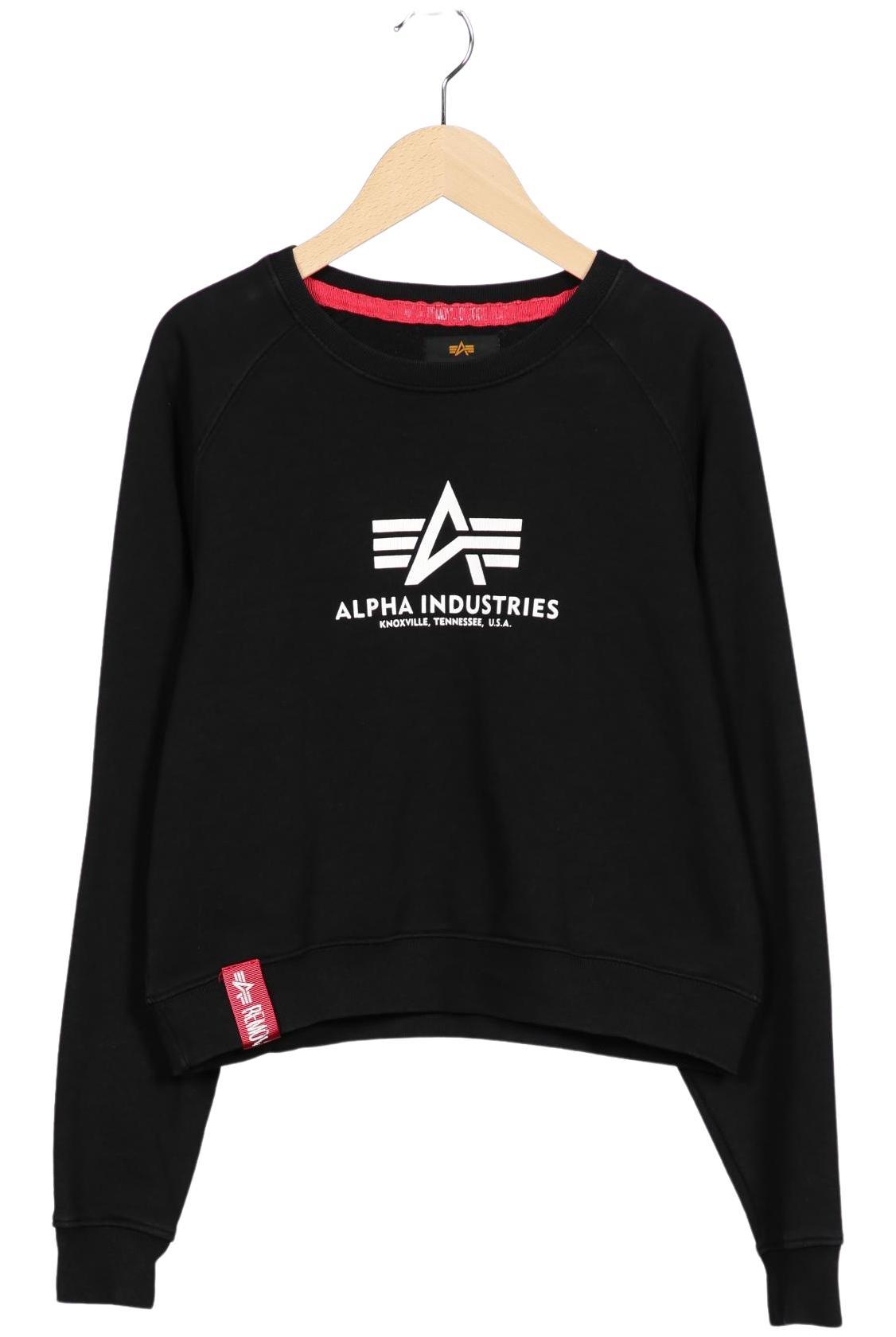 

Alpha industries Damen Sweatshirt, schwarz, Gr. 36