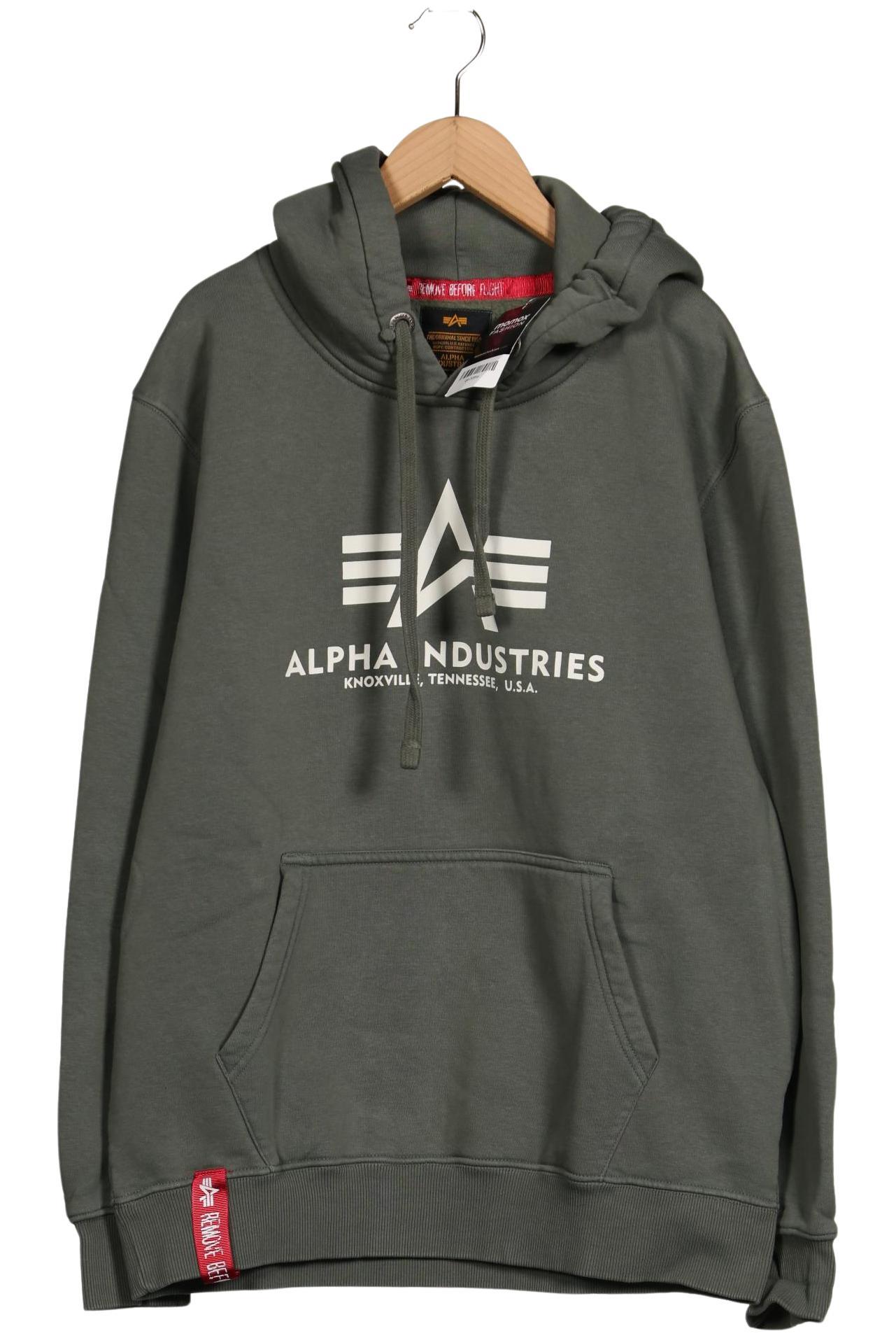 

Alpha industries Damen Kapuzenpullover, grün, Gr. 42