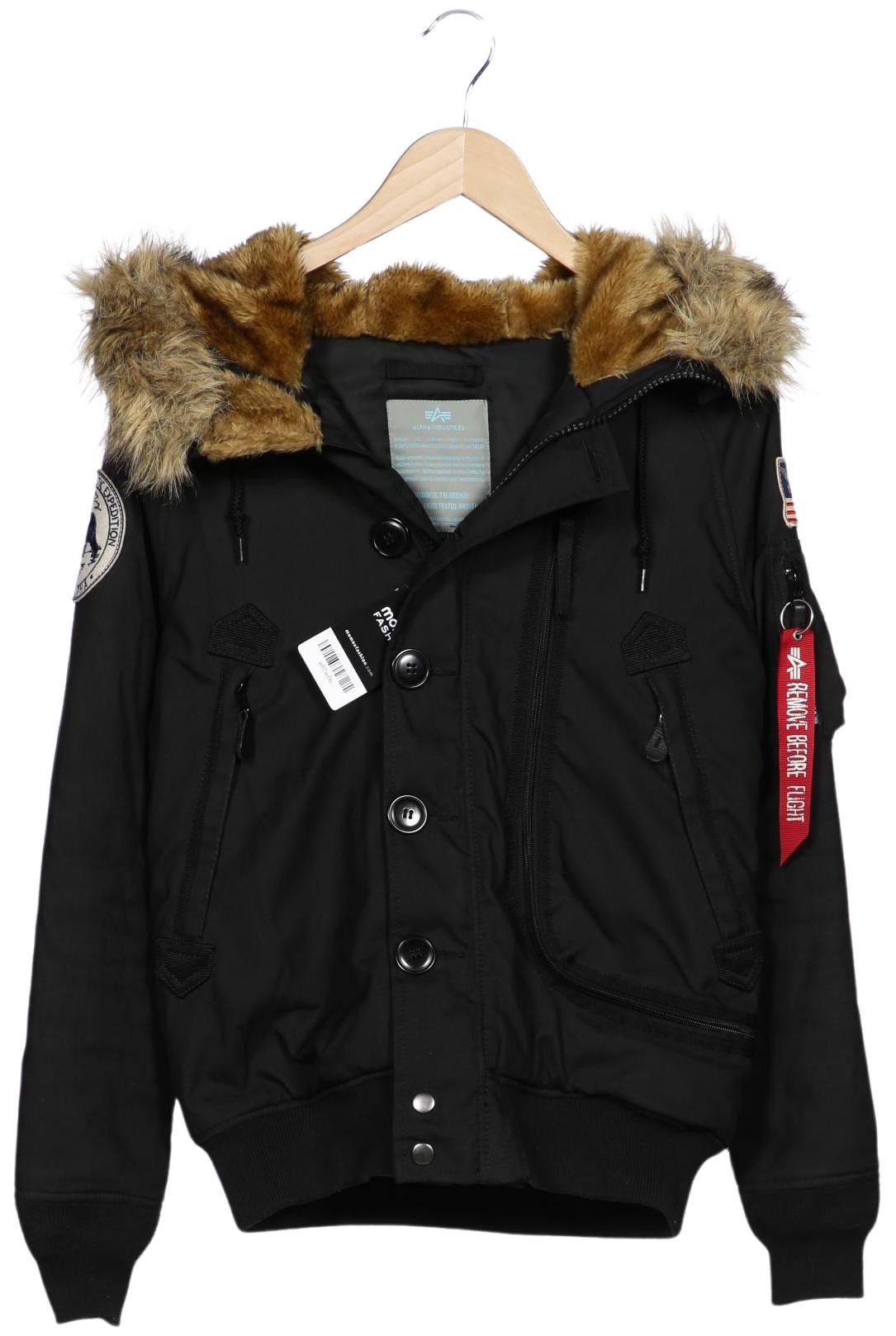 

Alpha industries Damen Jacke, schwarz, Gr. 36