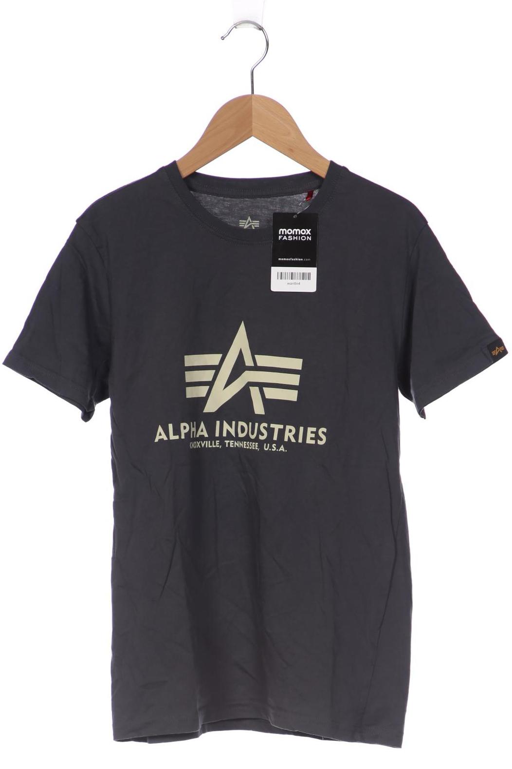 

Alpha industries Damen T-Shirt, grau, Gr. 34